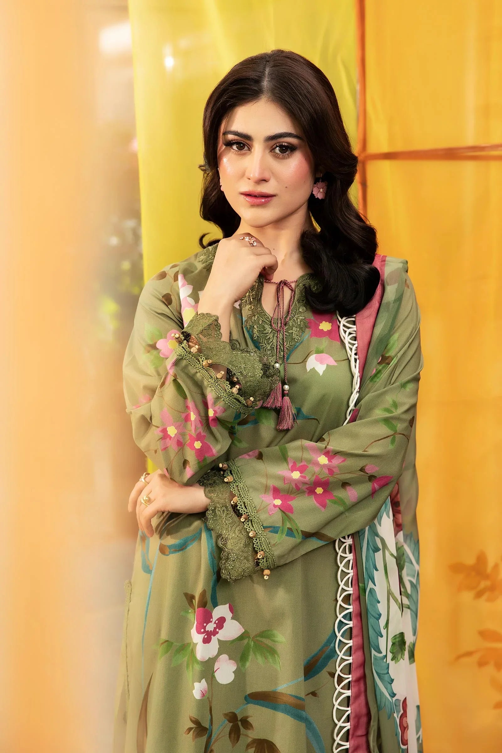 Maria B | M Basic Summer Lawn 25 | MB-CUS25-707A - Rang-e-Khaas