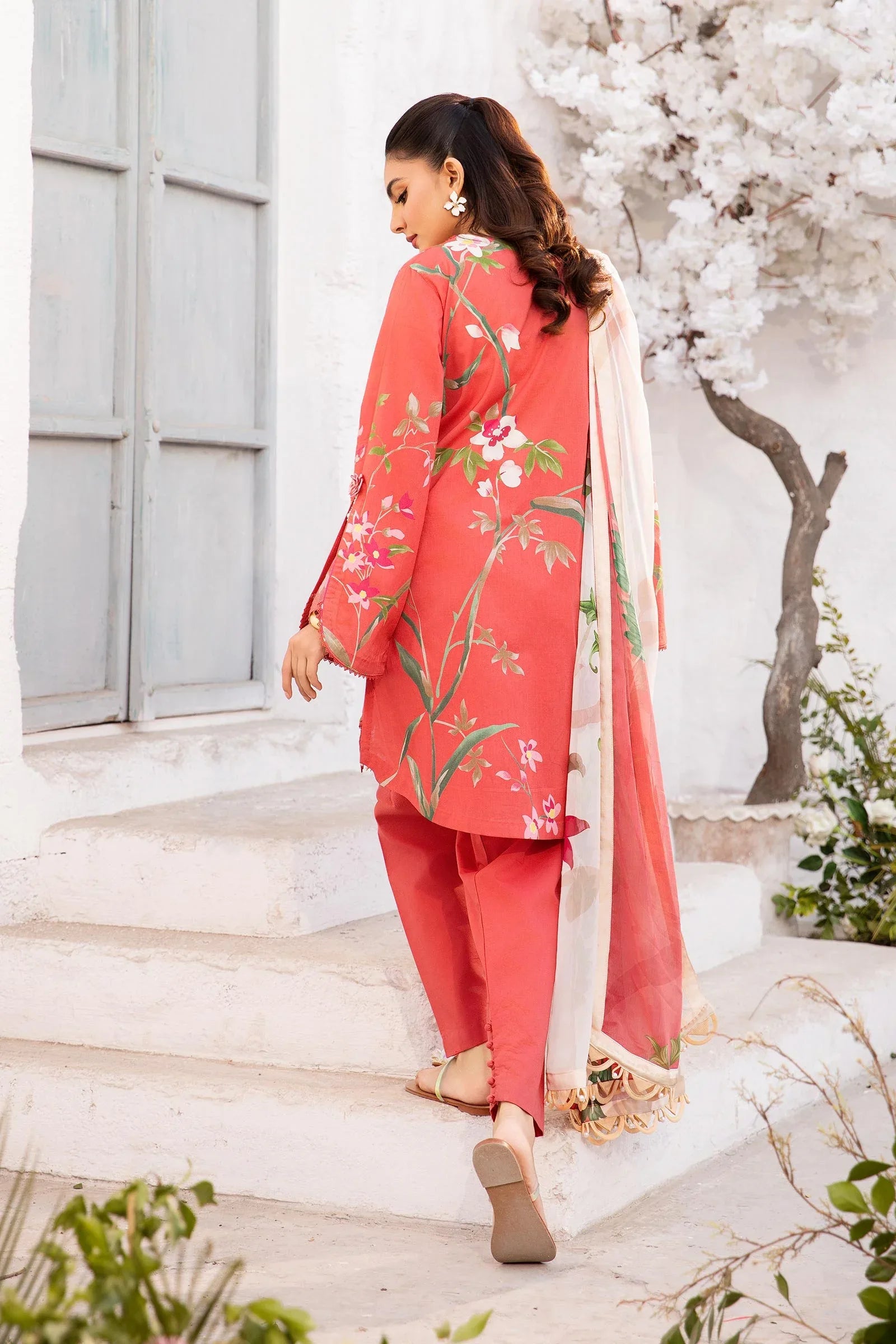 Maria B | M Basic Summer Lawn 25 | MB-CUS25-707B - Rang-e-Khaas