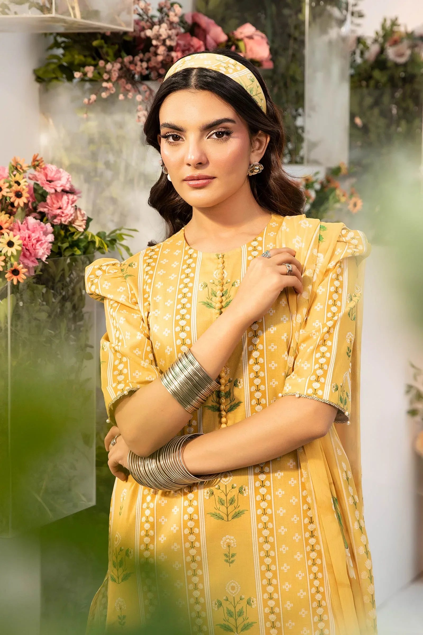 Maria B | M Basic Summer Lawn 25 | MB-CUS25-711A - Rang-e-Khaas