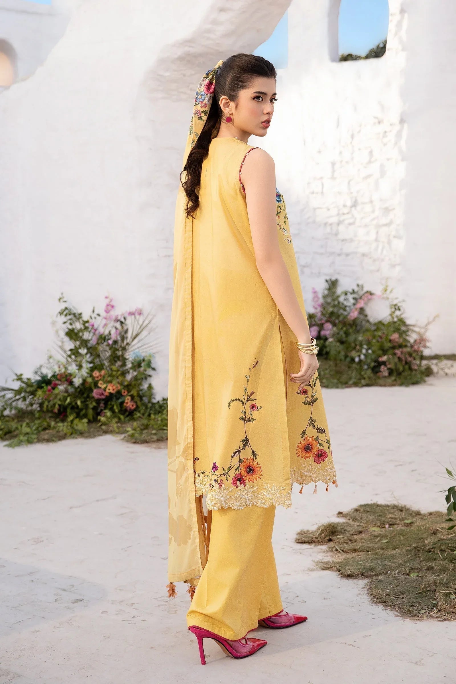 Maria B | M Basic Summer Lawn 25 | MB-CUS25-712A - Rang-e-Khaas