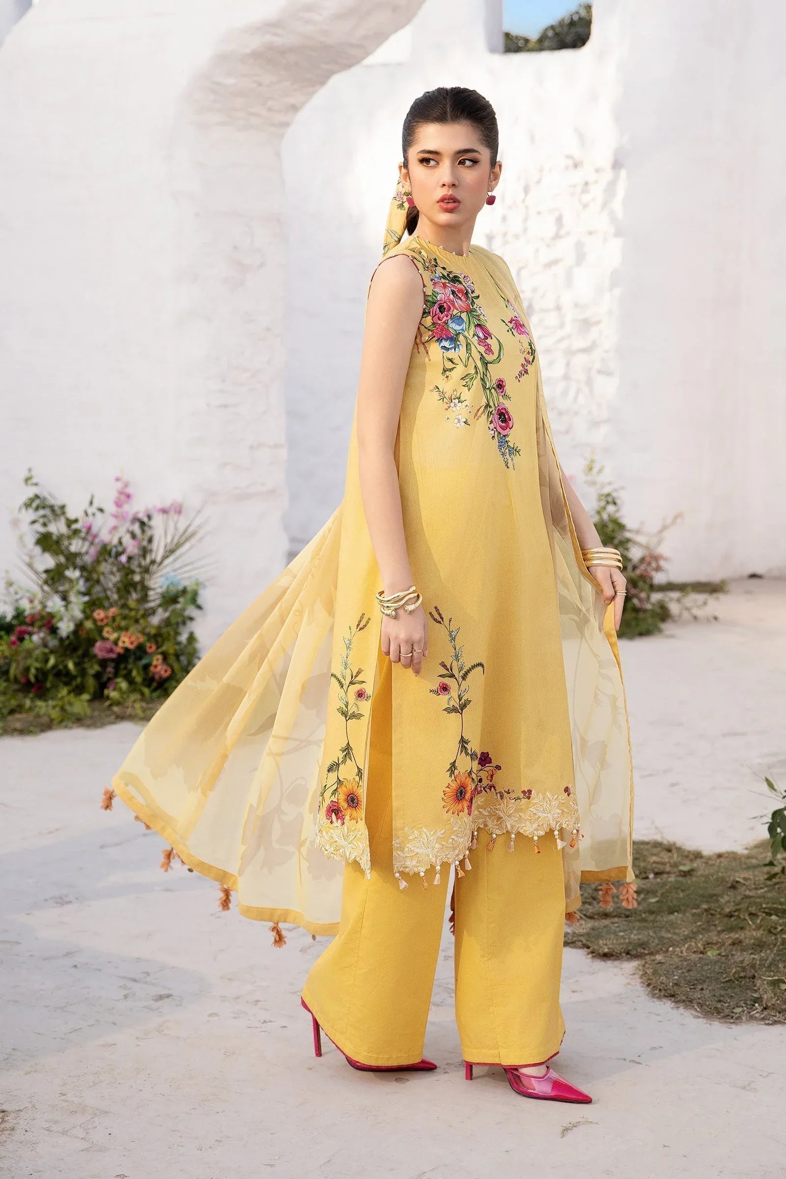 Maria B | M Basic Summer Lawn 25 | MB-CUS25-712A - Rang-e-Khaas