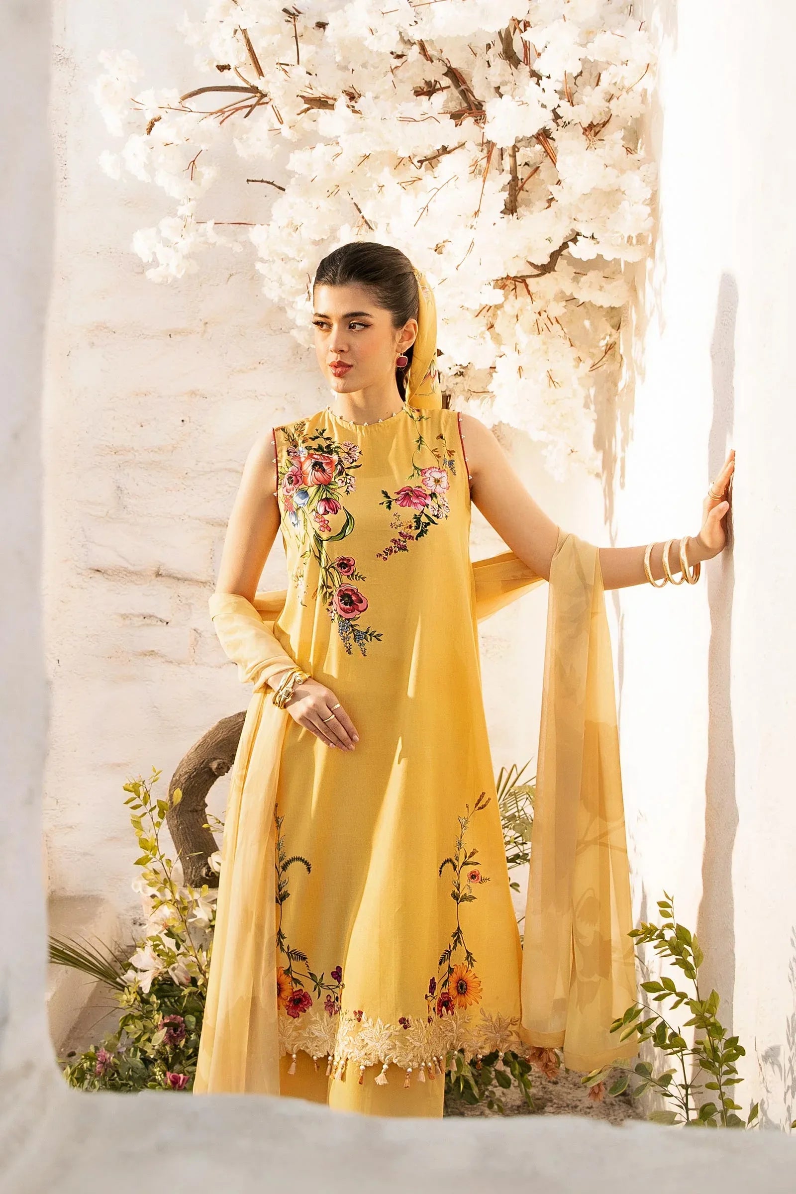 Maria B | M Basic Summer Lawn 25 | MB-CUS25-712A - Rang-e-Khaas