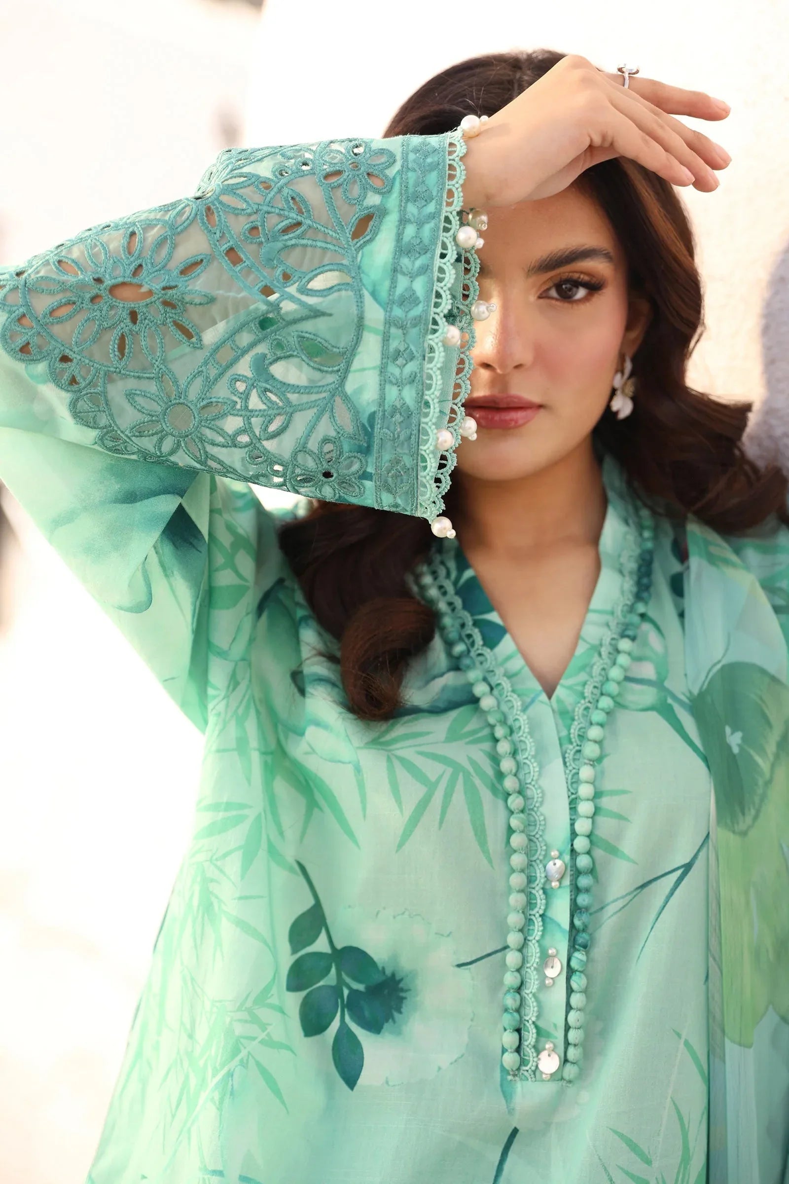 Maria B | M Basic Summer Lawn 25 | MB-CUS25-713A - Rang-e-Khaas