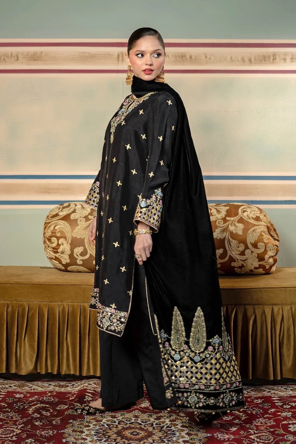 Maria B | M Basics Festive Velvet | MB-USW24-601 - Rang-e-Khaas