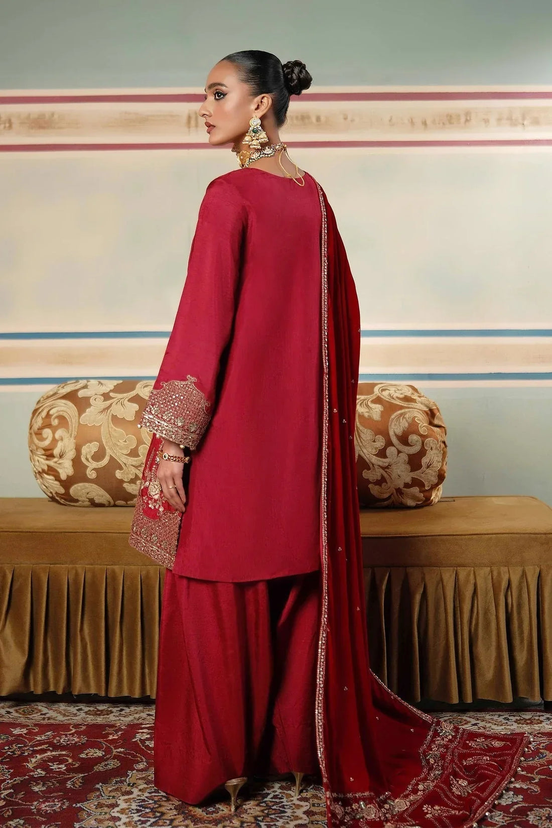 Maria B | M Basics Festive Velvet |  MB-USW24-602 - Rang-e-Khaas
