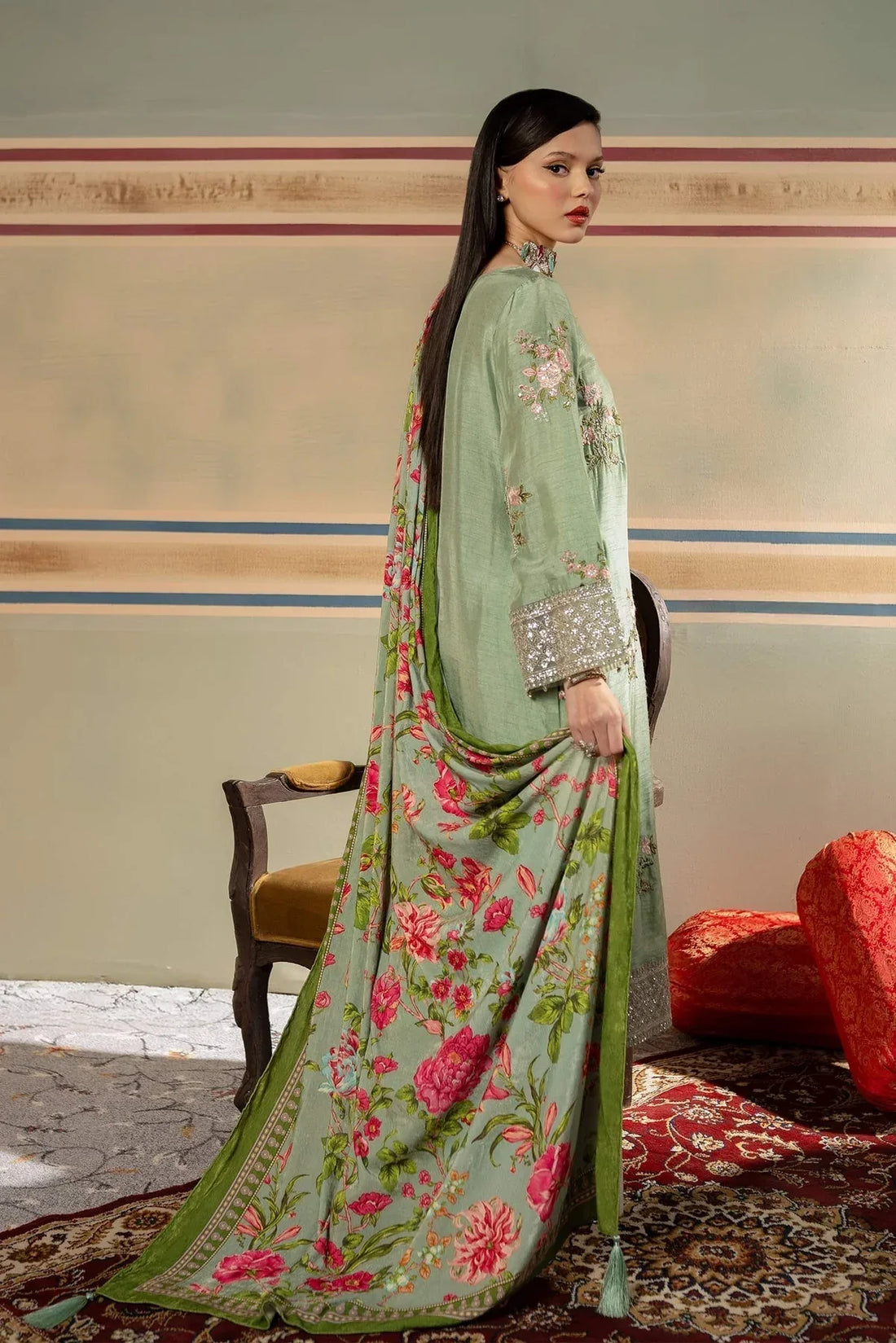 Maria B | M Basics Festive Velvet |  MB-USW24-603 - Rang-e-Khaas