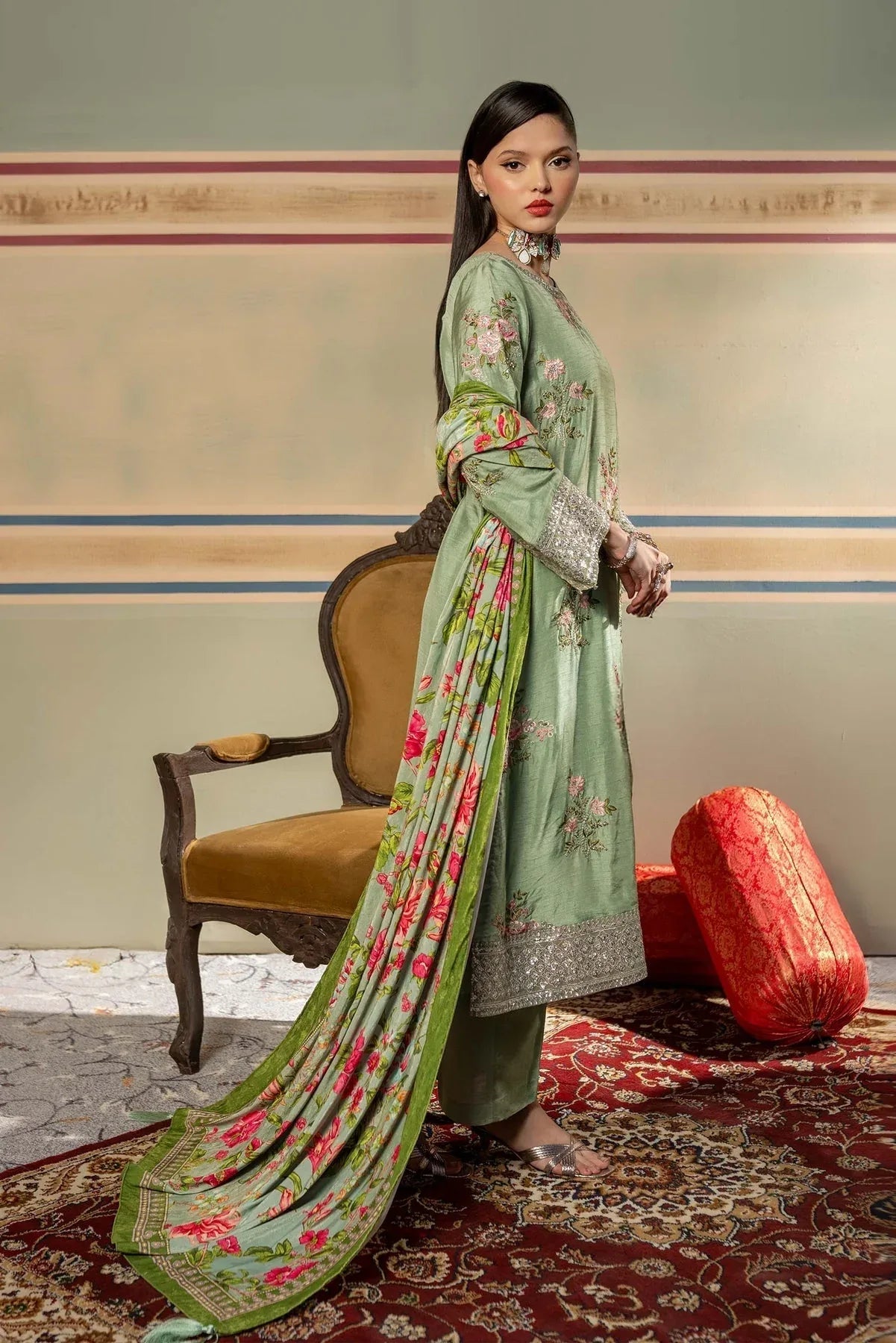 Maria B | M Basics Festive Velvet |  MB-USW24-603 - Rang-e-Khaas