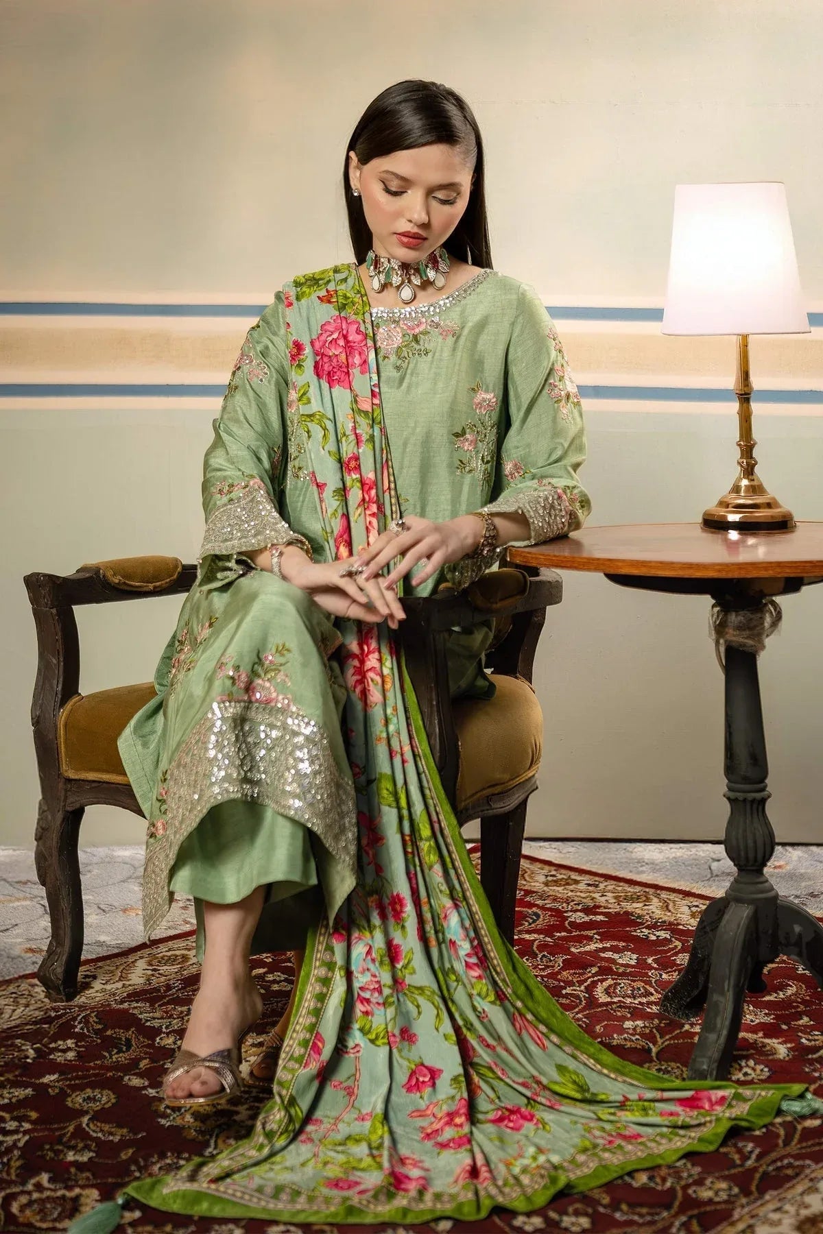 Maria B | M Basics Festive Velvet |  MB-USW24-603 - Rang-e-Khaas