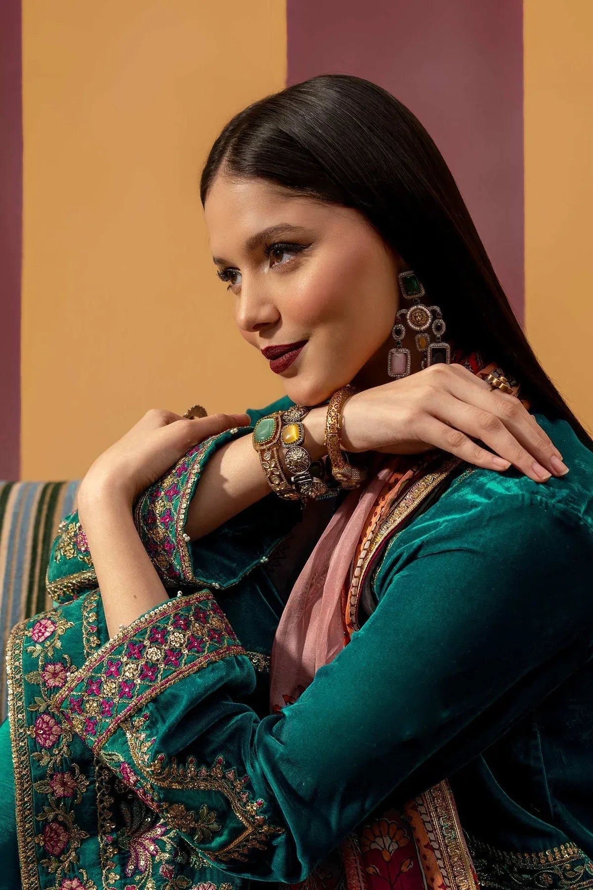 Maria B | M Basics Festive Velvet | MB-USW24-604 - Rang-e-Khaas