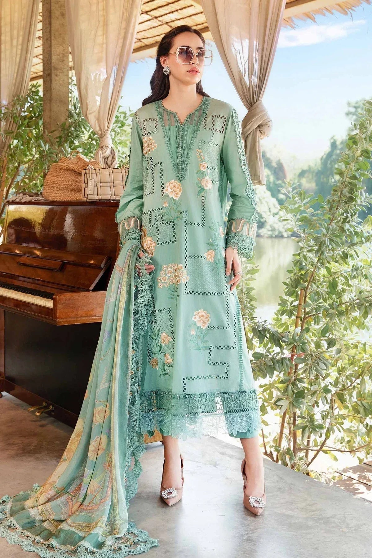 Maria B | M Prints 25 | MPT-2501-B - Rang-e-Khaas