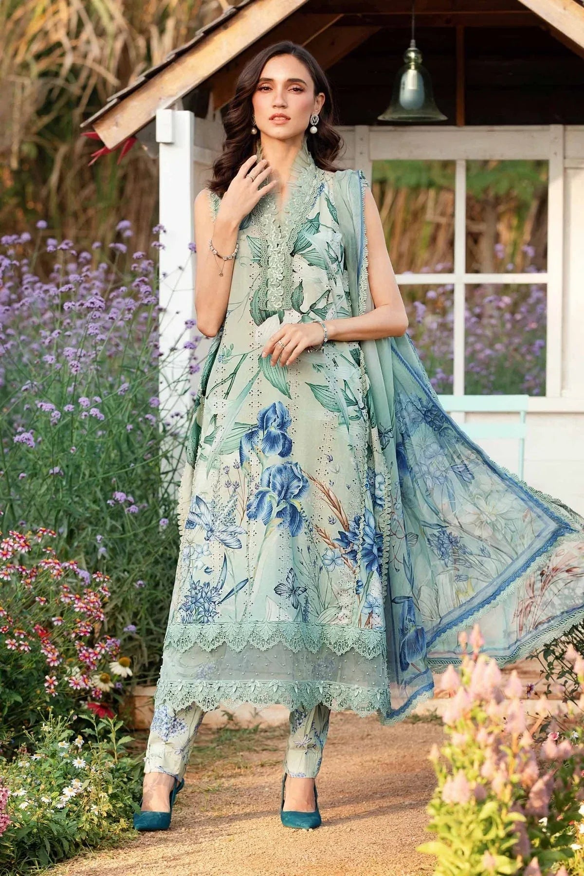 Maria B | M Prints 25 | MPT-2502-B - Rang-e-Khaas