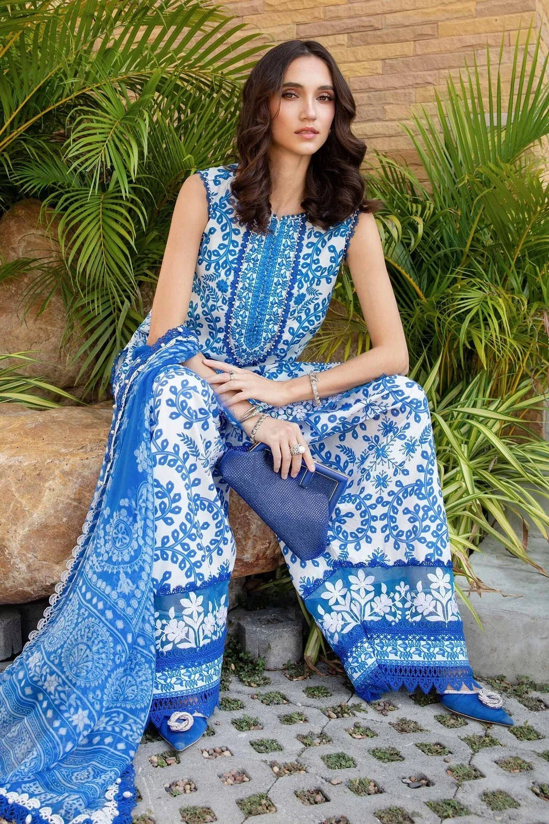 Maria B | M Prints 25 | MPT-2504-B - Rang-e-Khaas