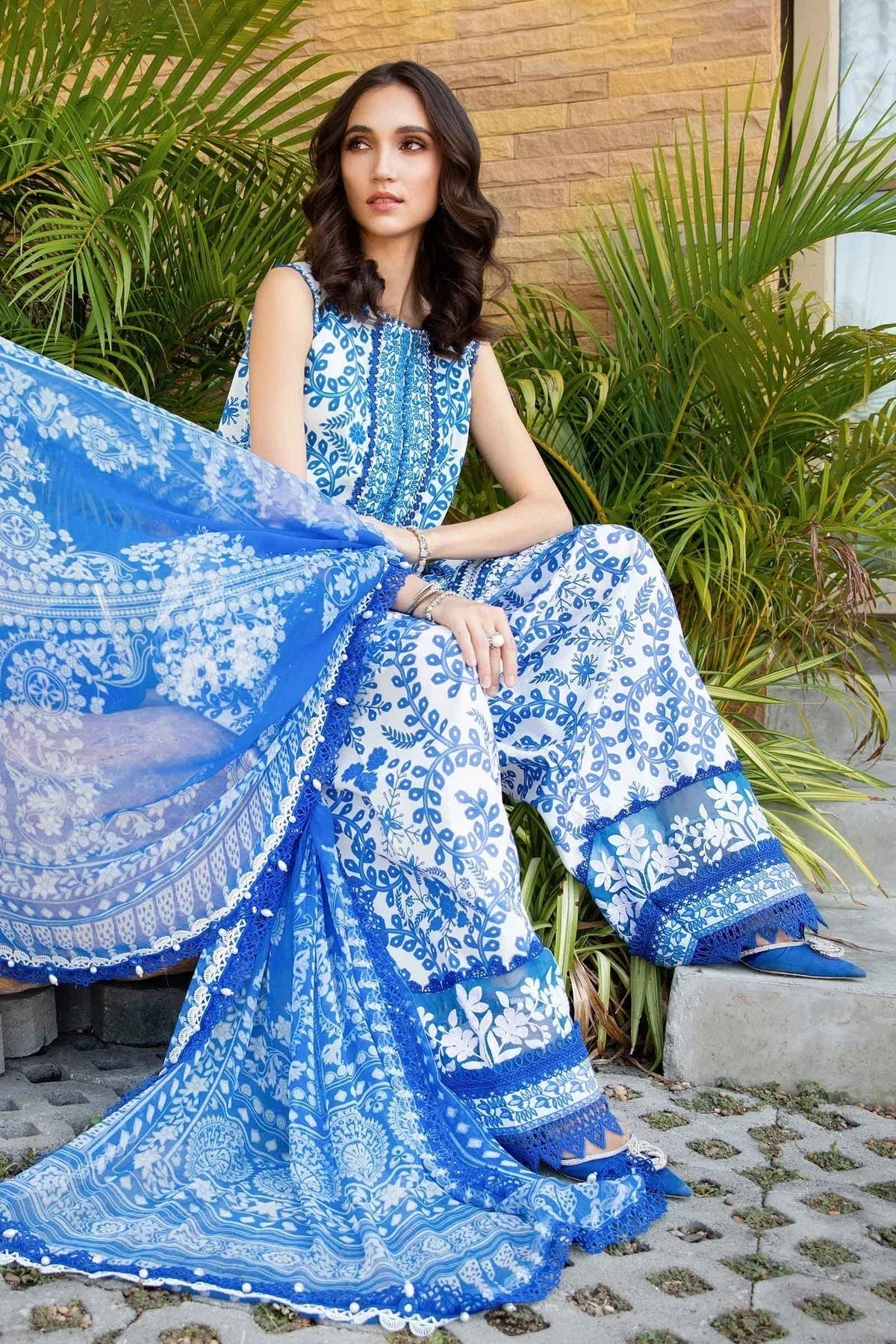 Maria B | M Prints 25 | MPT-2504-B - Rang-e-Khaas