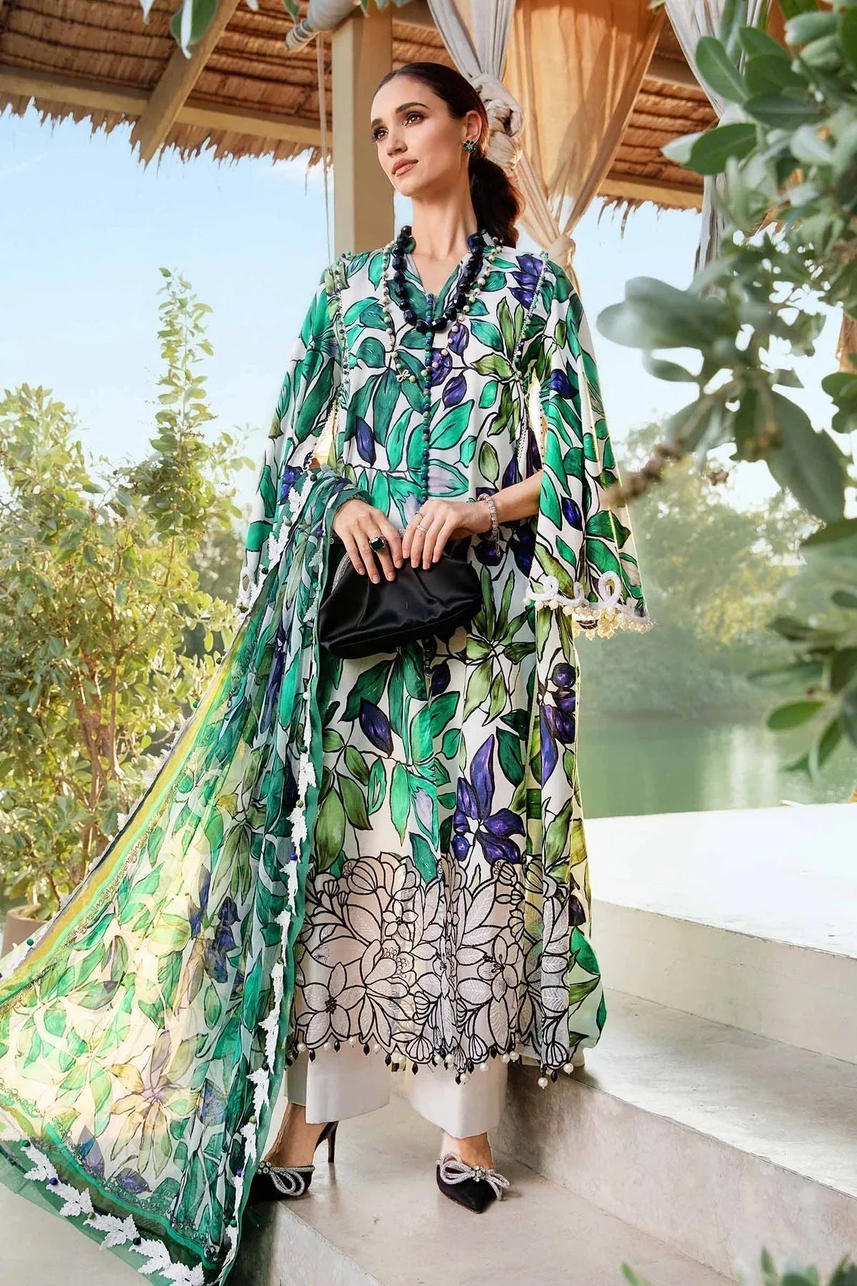 Maria B | M Prints 25 | MPT-2505-A - Rang-e-Khaas