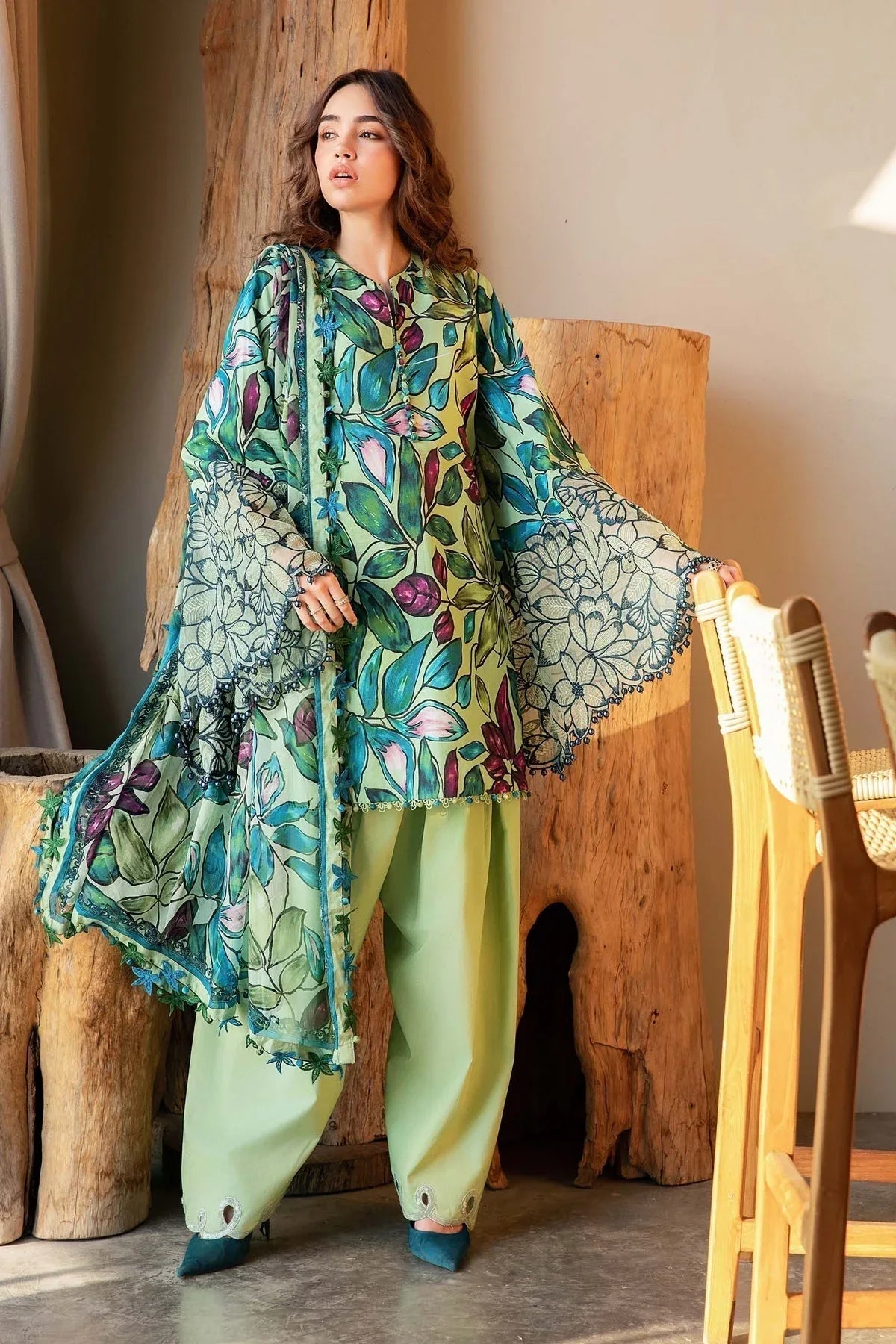 Maria B | M Prints 25 | MPT-2505-B - Rang-e-Khaas