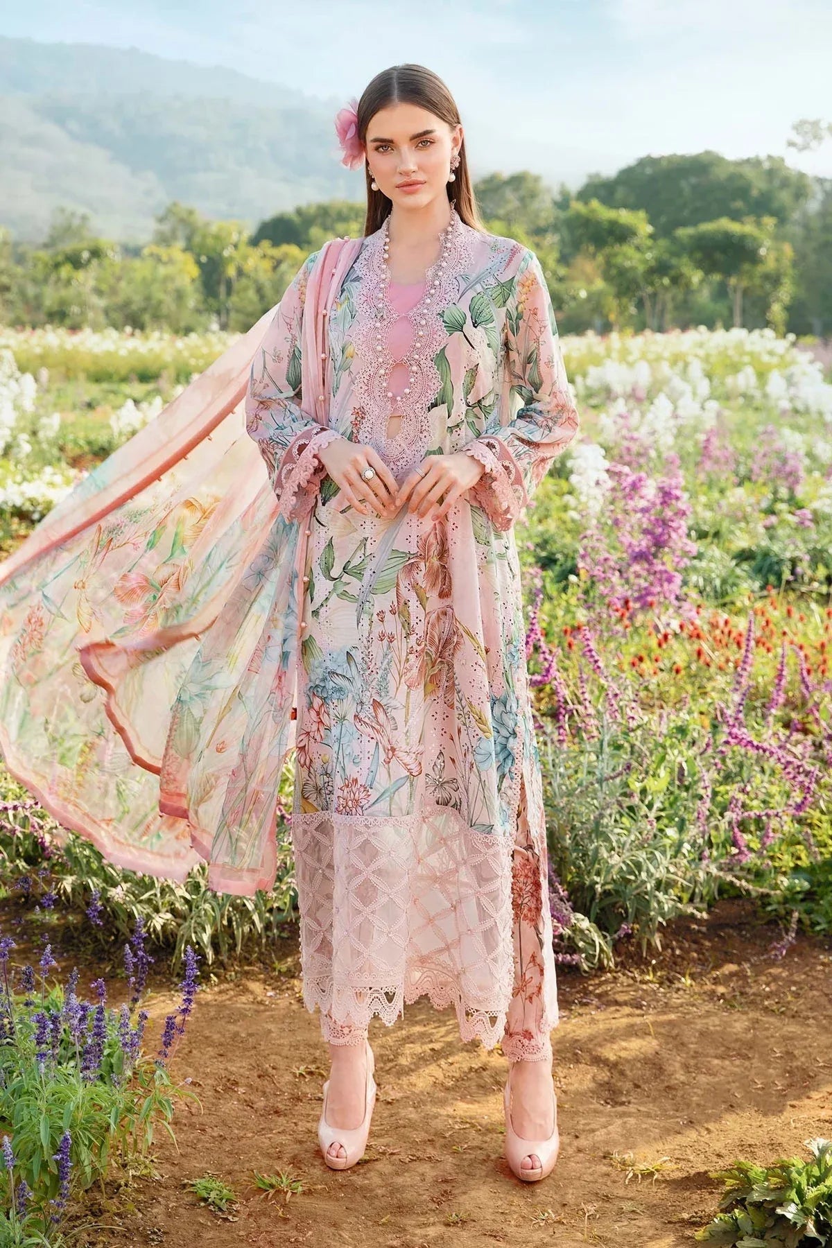 Maria B | M Prints 25 | MPT-2506-B - Rang-e-Khaas