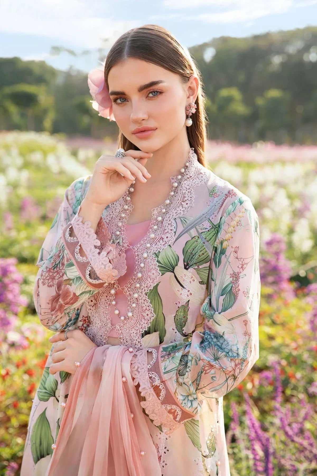 Maria B | M Prints 25 | MPT-2506-B - Rang-e-Khaas