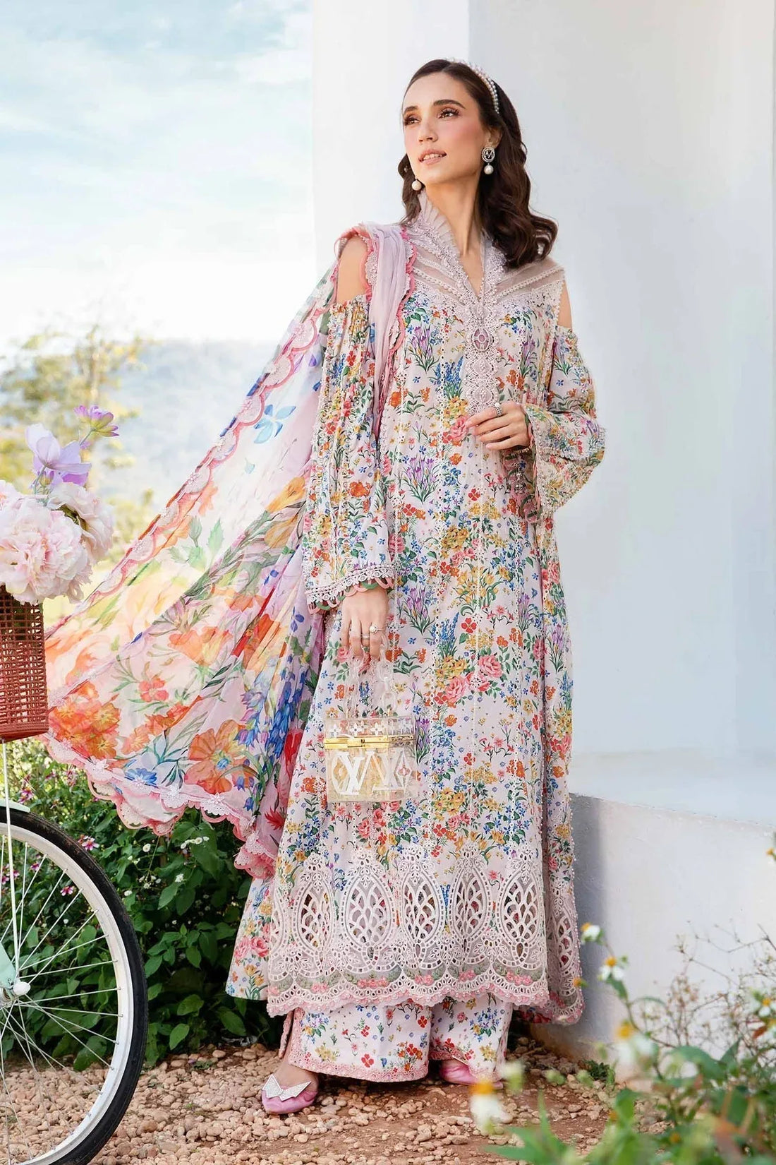 Maria B | M Prints 25 | MPT-2507-A - Rang-e-Khaas
