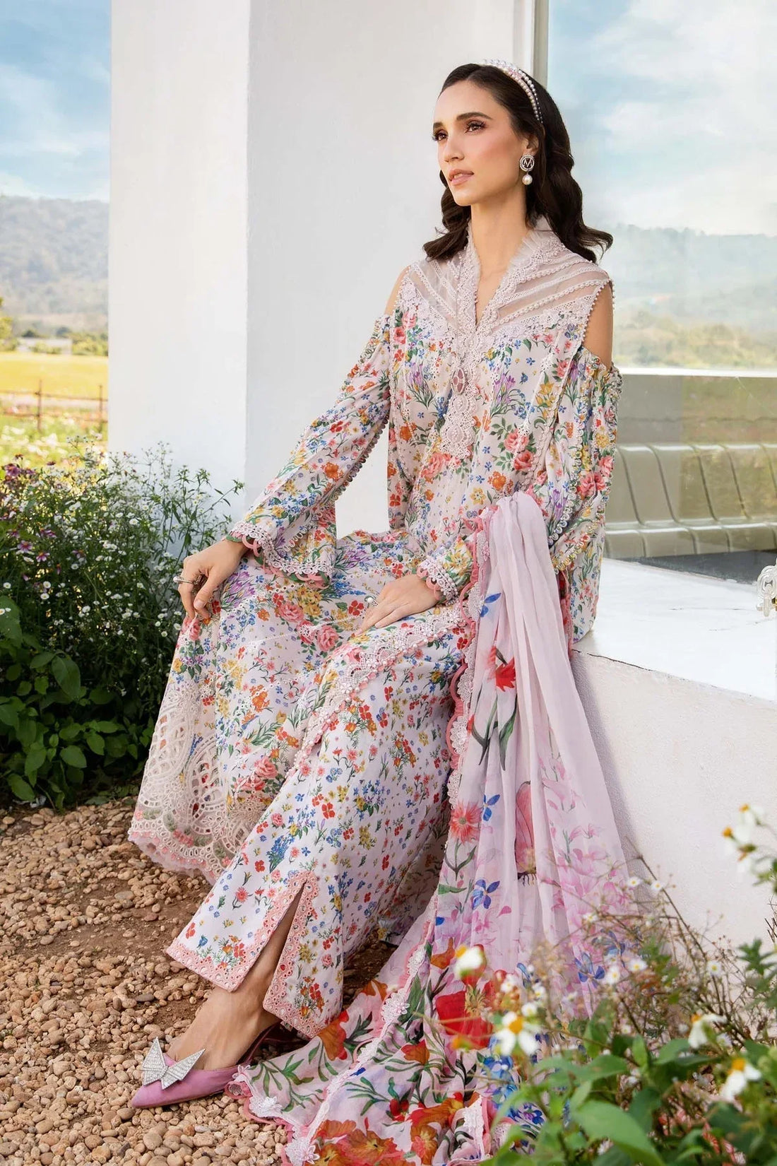 Maria B | M Prints 25 | MPT-2507-A - Rang-e-Khaas