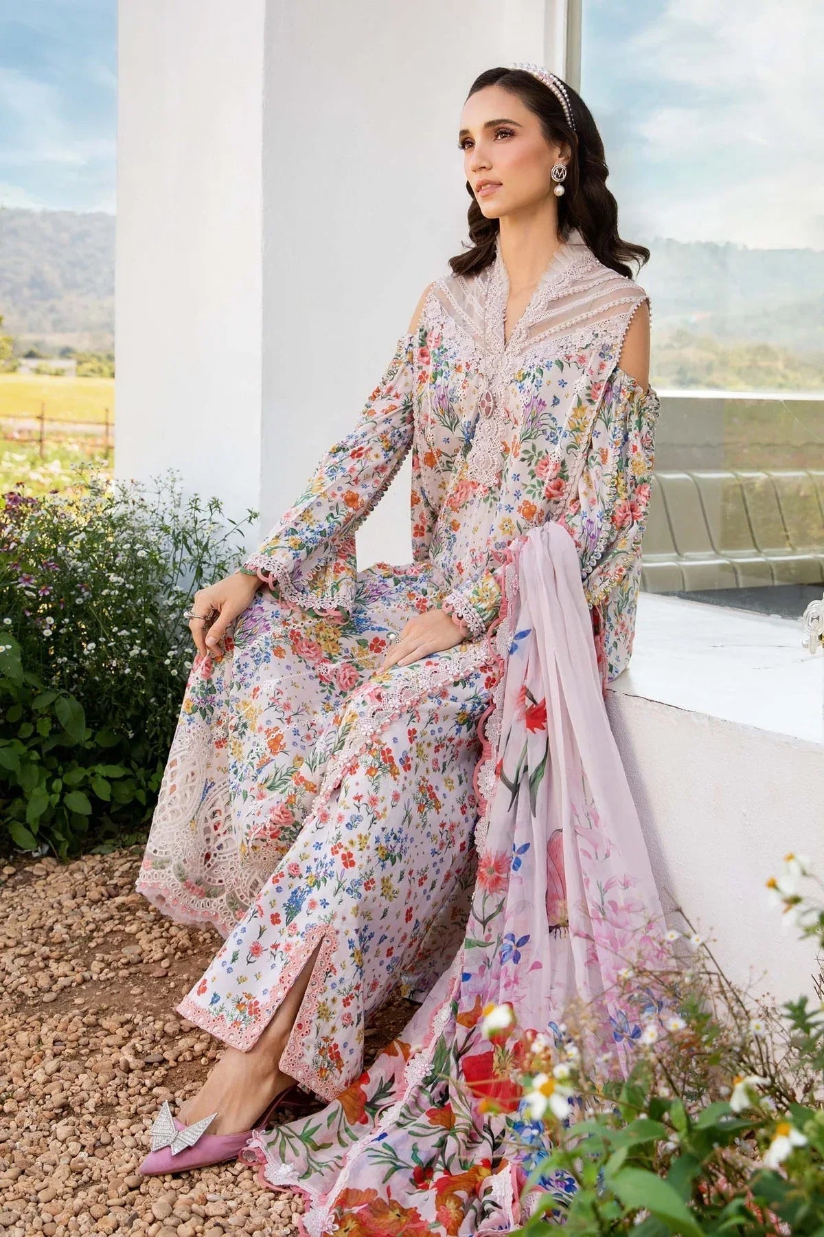 Maria B | M Prints 25 | MPT-2507-A - Rang-e-Khaas