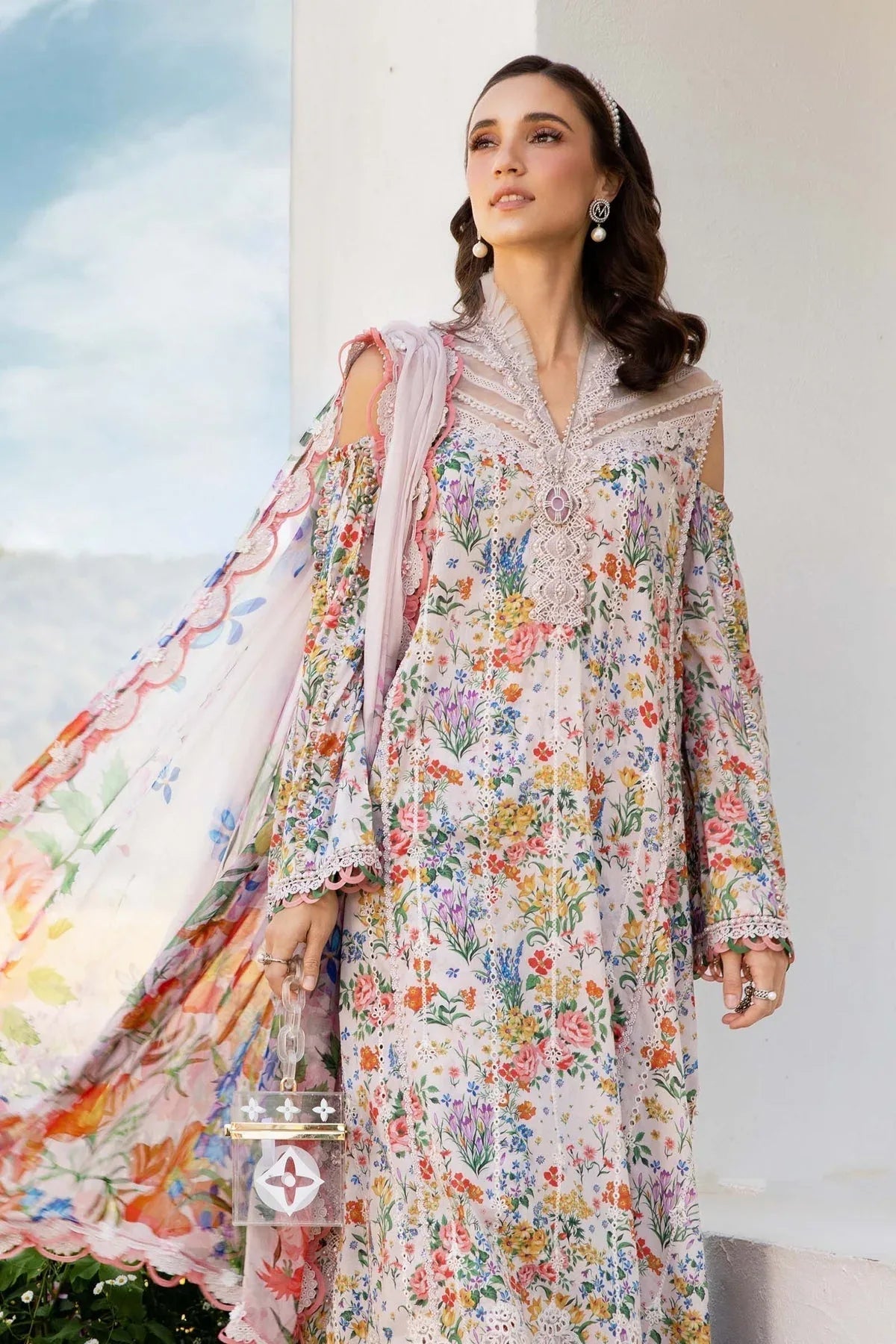 Maria B | M Prints 25 | MPT-2507-A - Rang-e-Khaas
