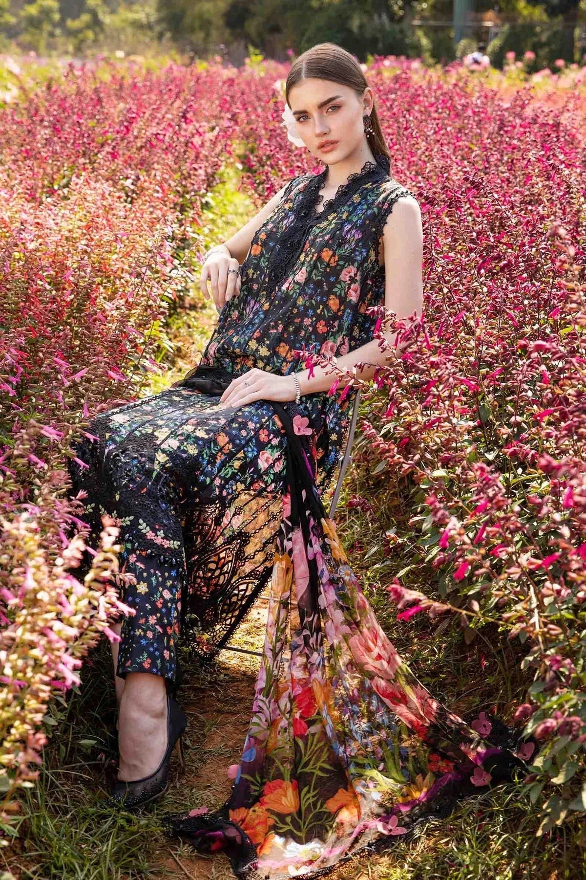 Maria B | M Prints 25 | MPT-2507-B - Rang-e-Khaas