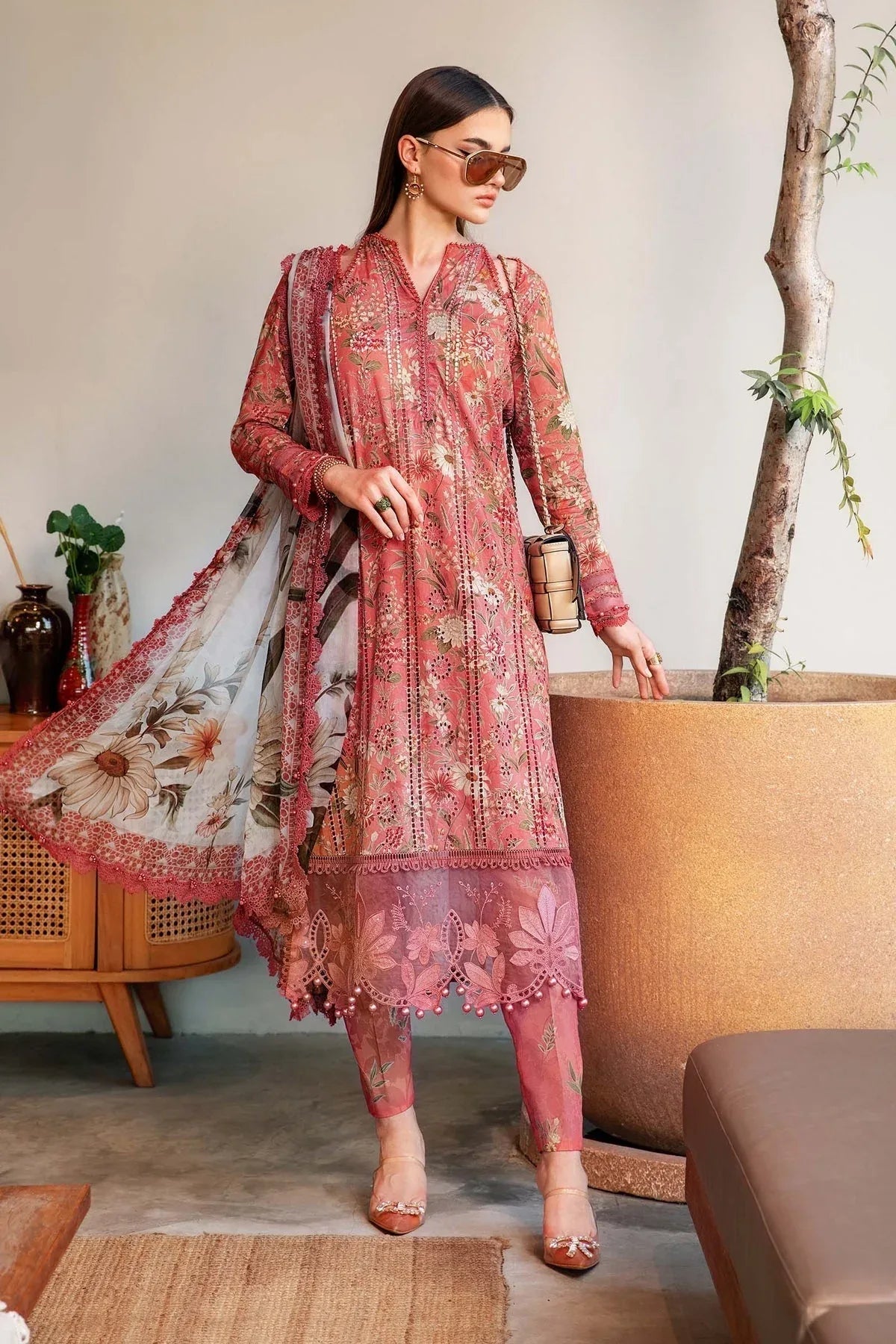 Maria B | M Prints 25 | MPT-2508-A - Rang-e-Khaas