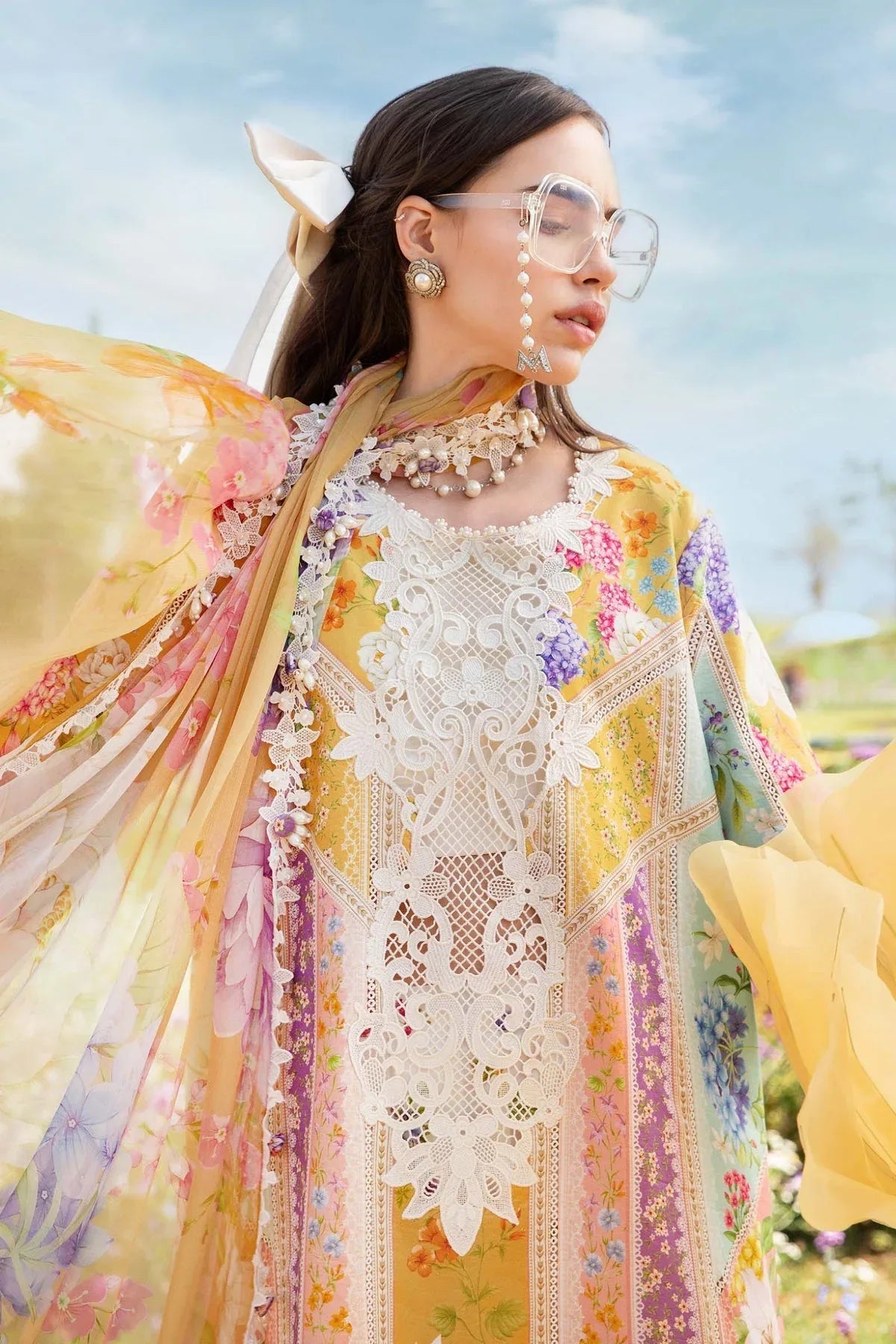 Maria B | M Prints 25 | MPT-2509-A - Rang-e-Khaas