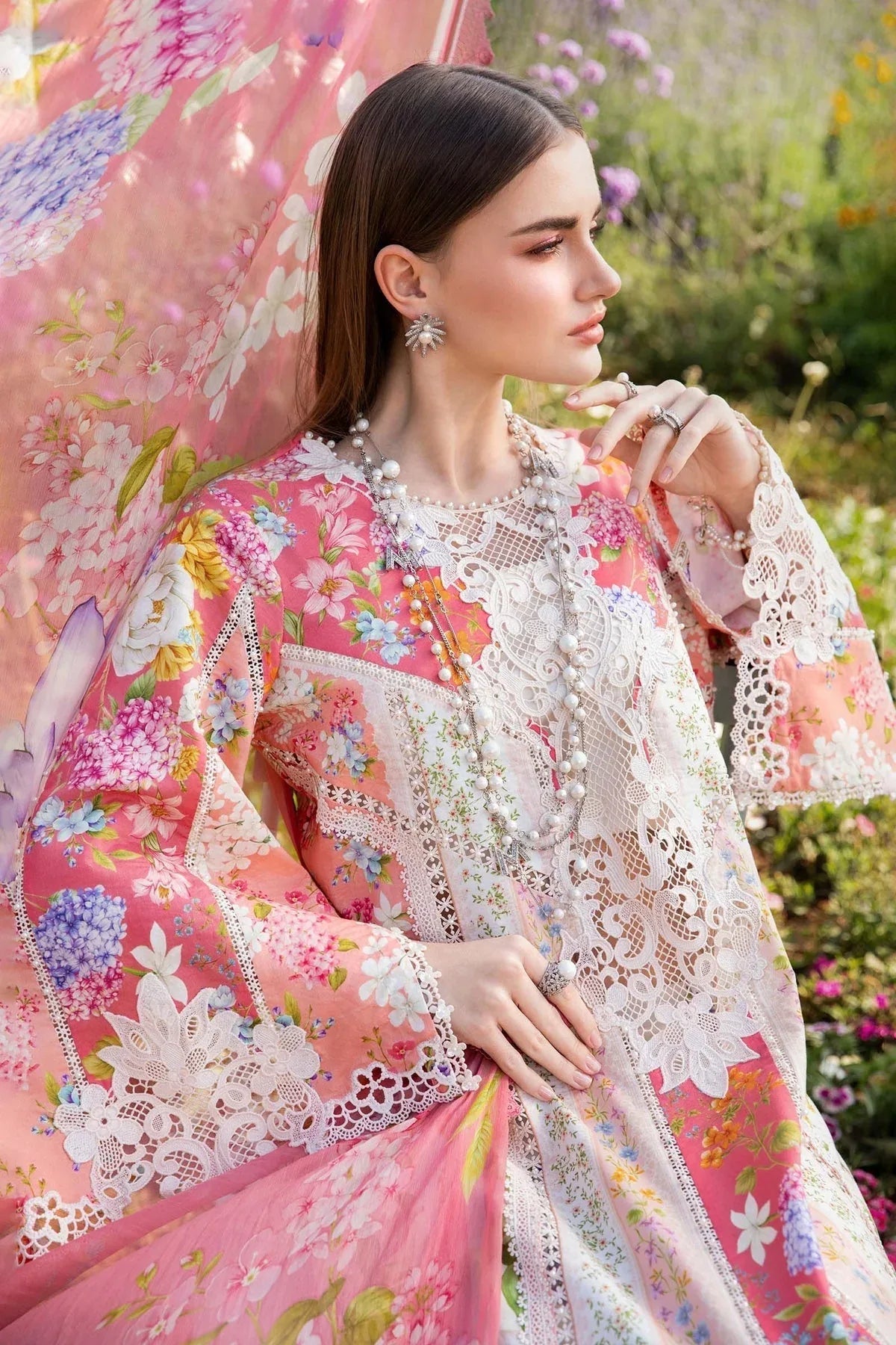 Maria B | M Prints 25 | MPT-2509-B - Rang-e-Khaas