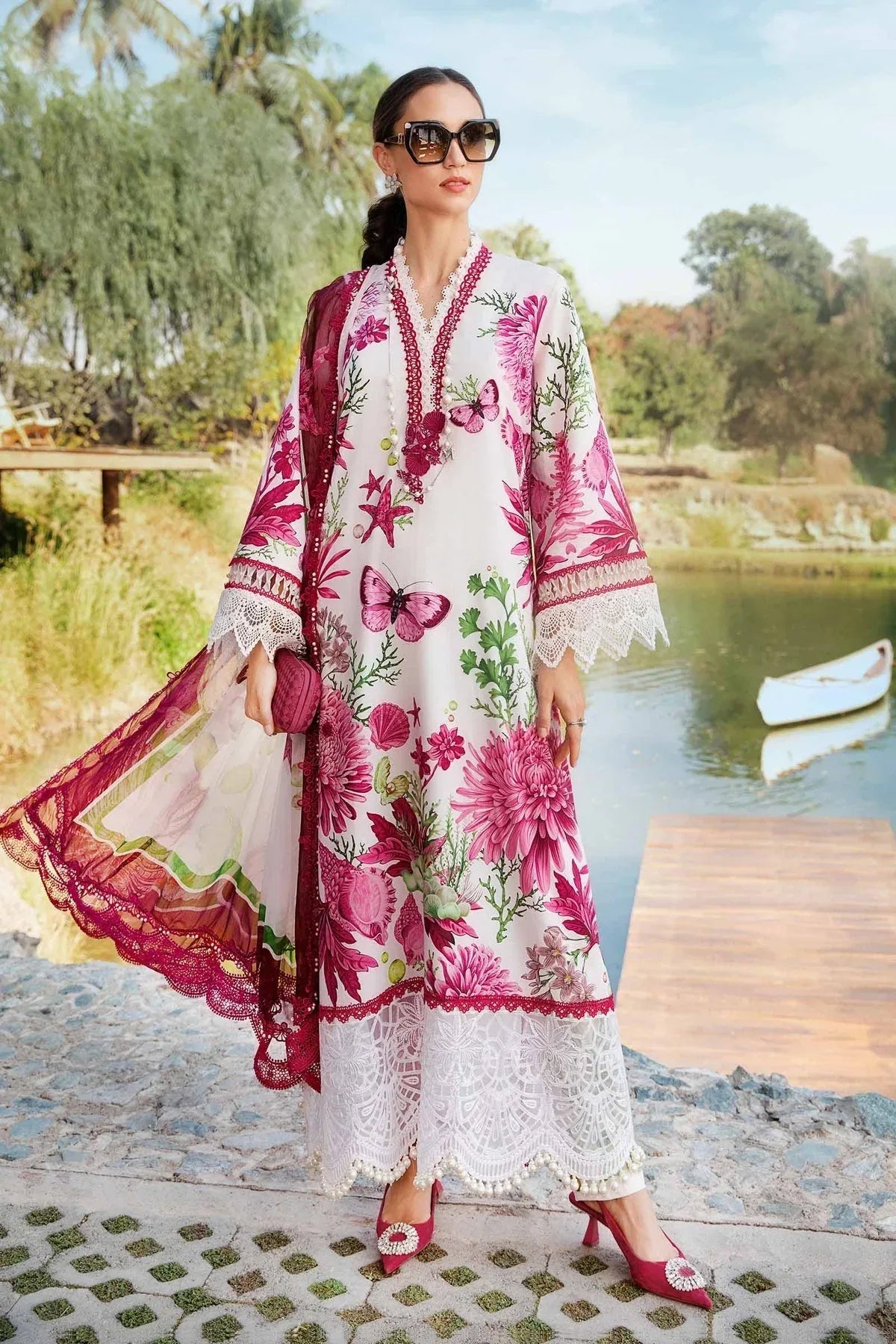 Maria B | M Prints 25 | MPT-2510-A - Rang-e-Khaas