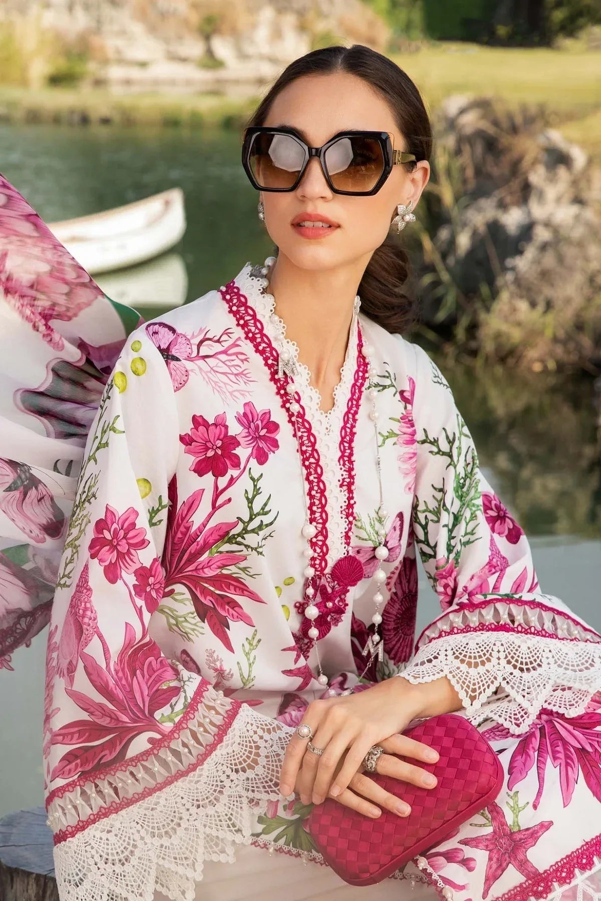 Maria B | M Prints 25 | MPT-2510-A - Rang-e-Khaas