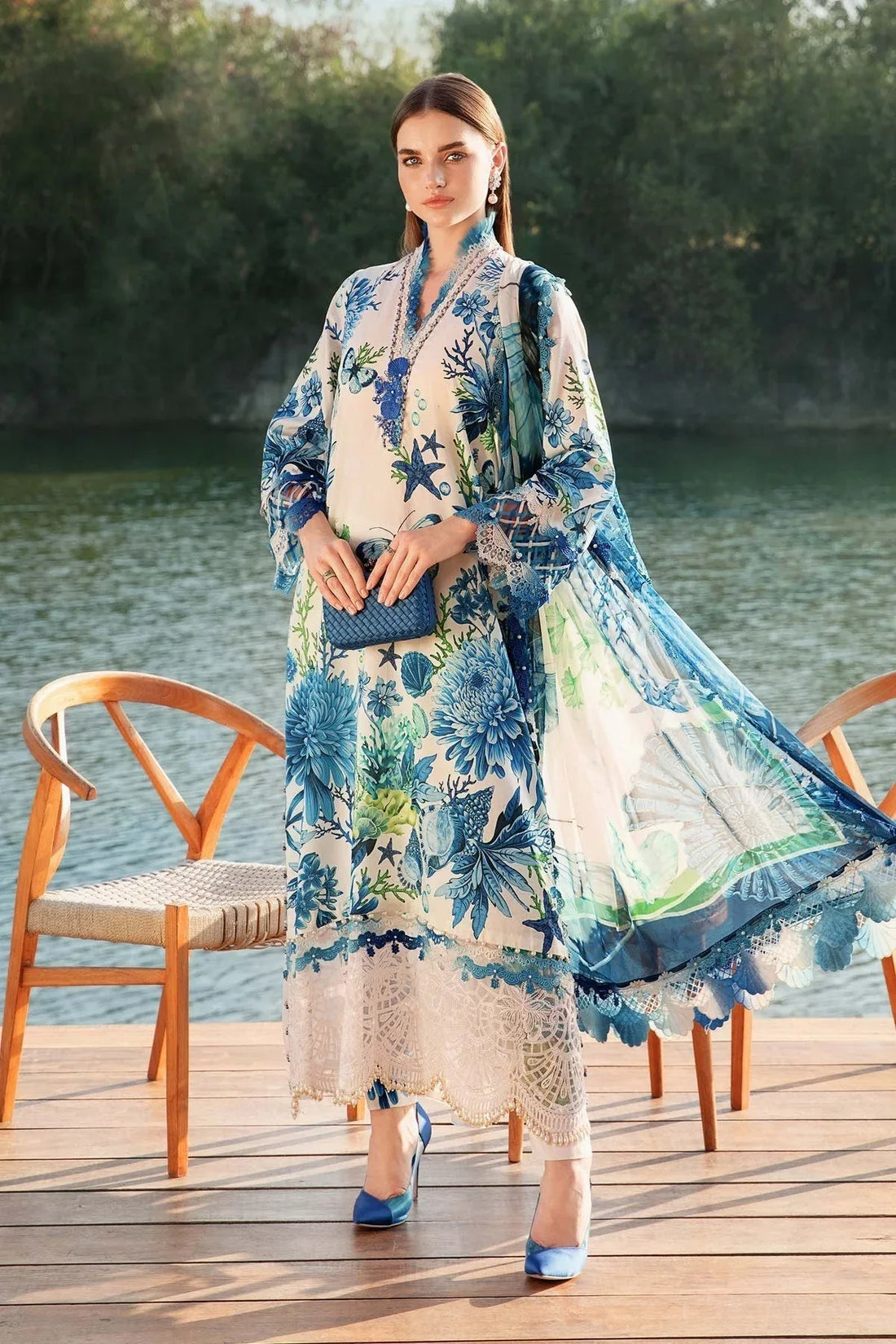 Maria B | M Prints 25 | MPT-2510-B - Rang-e-Khaas