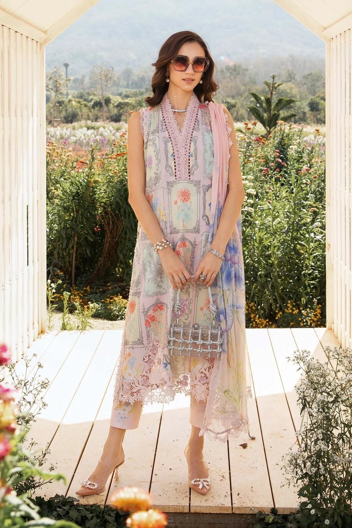 Maria B | M Prints 25 | MPT-2511-A - Rang-e-Khaas