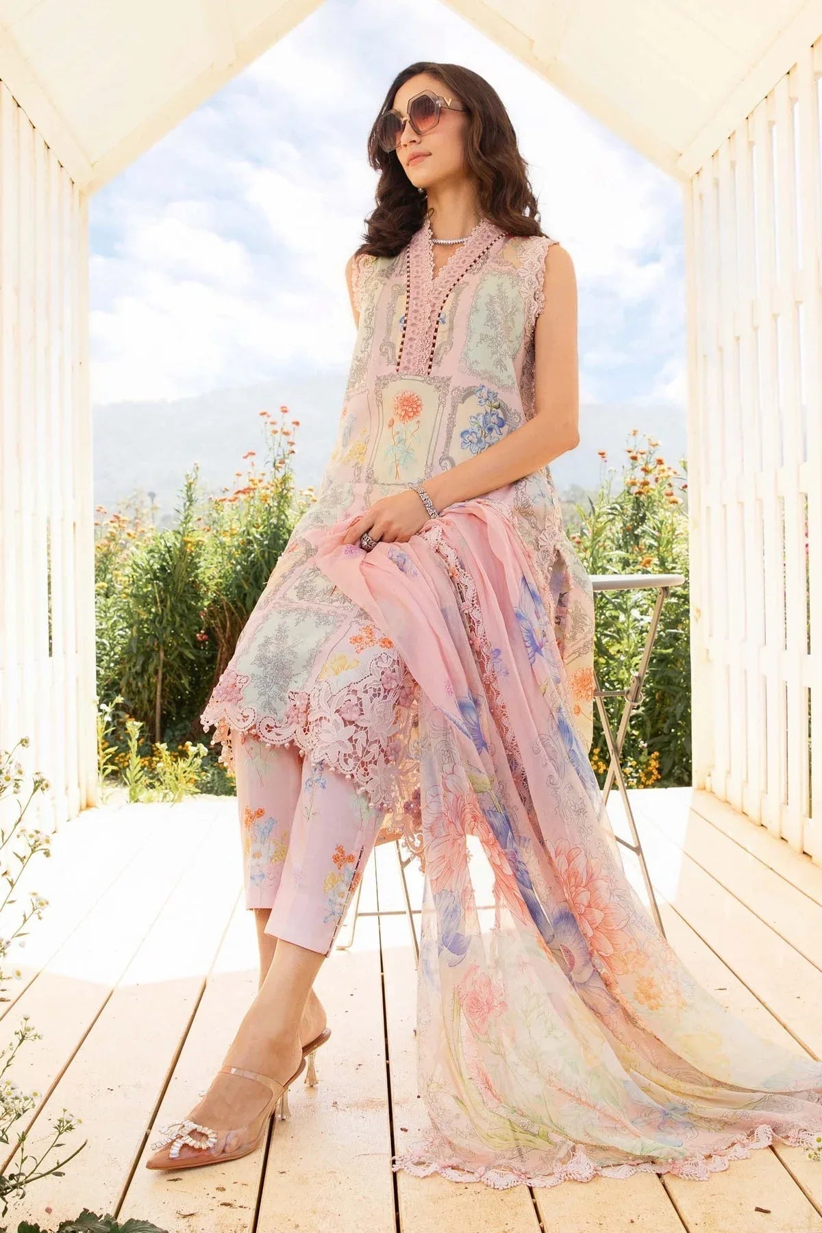 Maria B | M Prints 25 | MPT-2511-A - Rang-e-Khaas