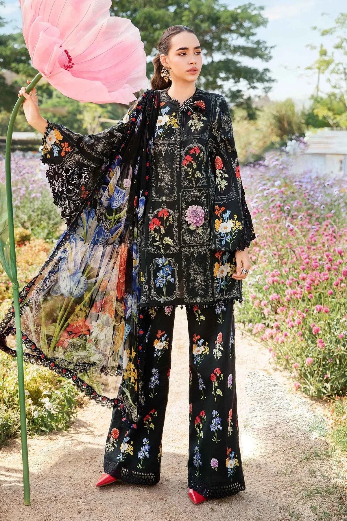 Maria B | M Prints 25 | MPT-2511-B - Rang-e-Khaas