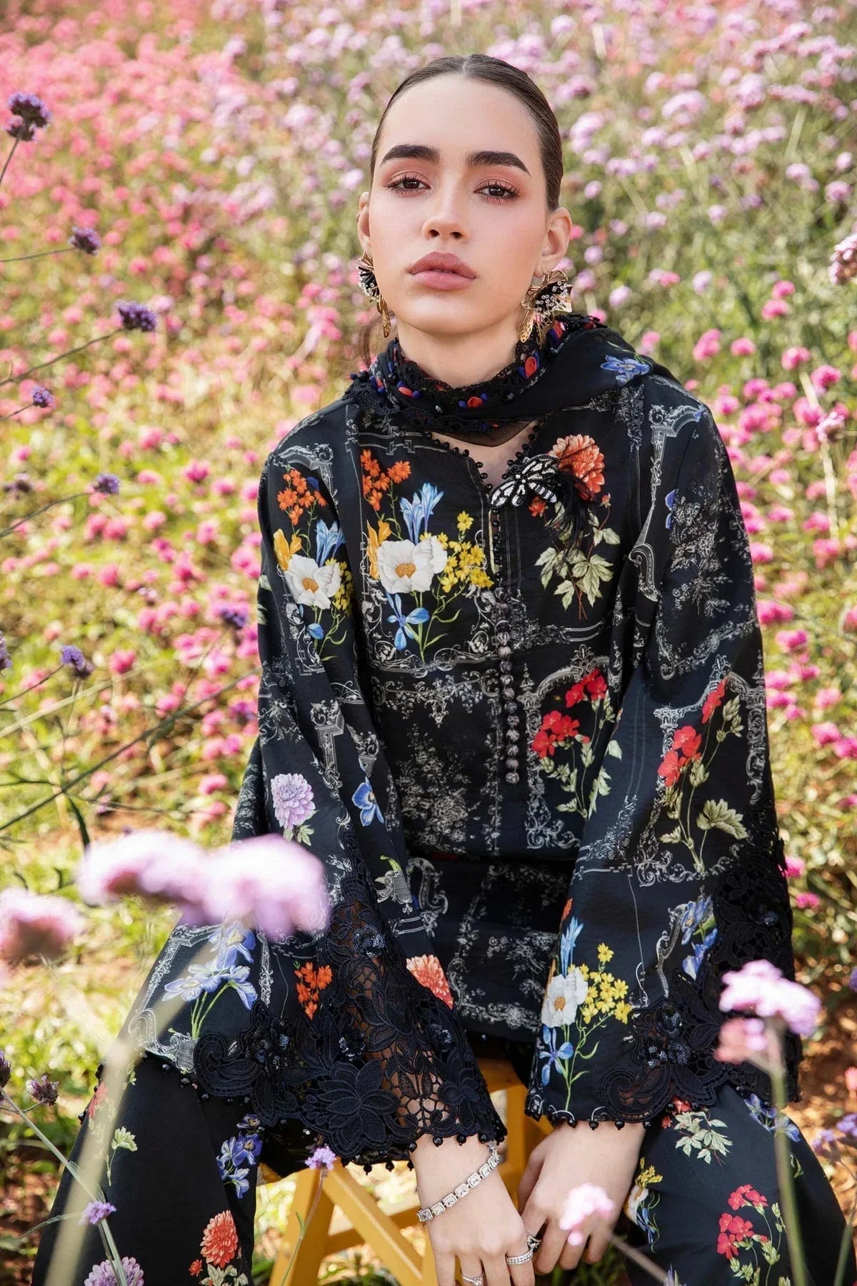 Maria B | M Prints 25 | MPT-2511-B - Rang-e-Khaas
