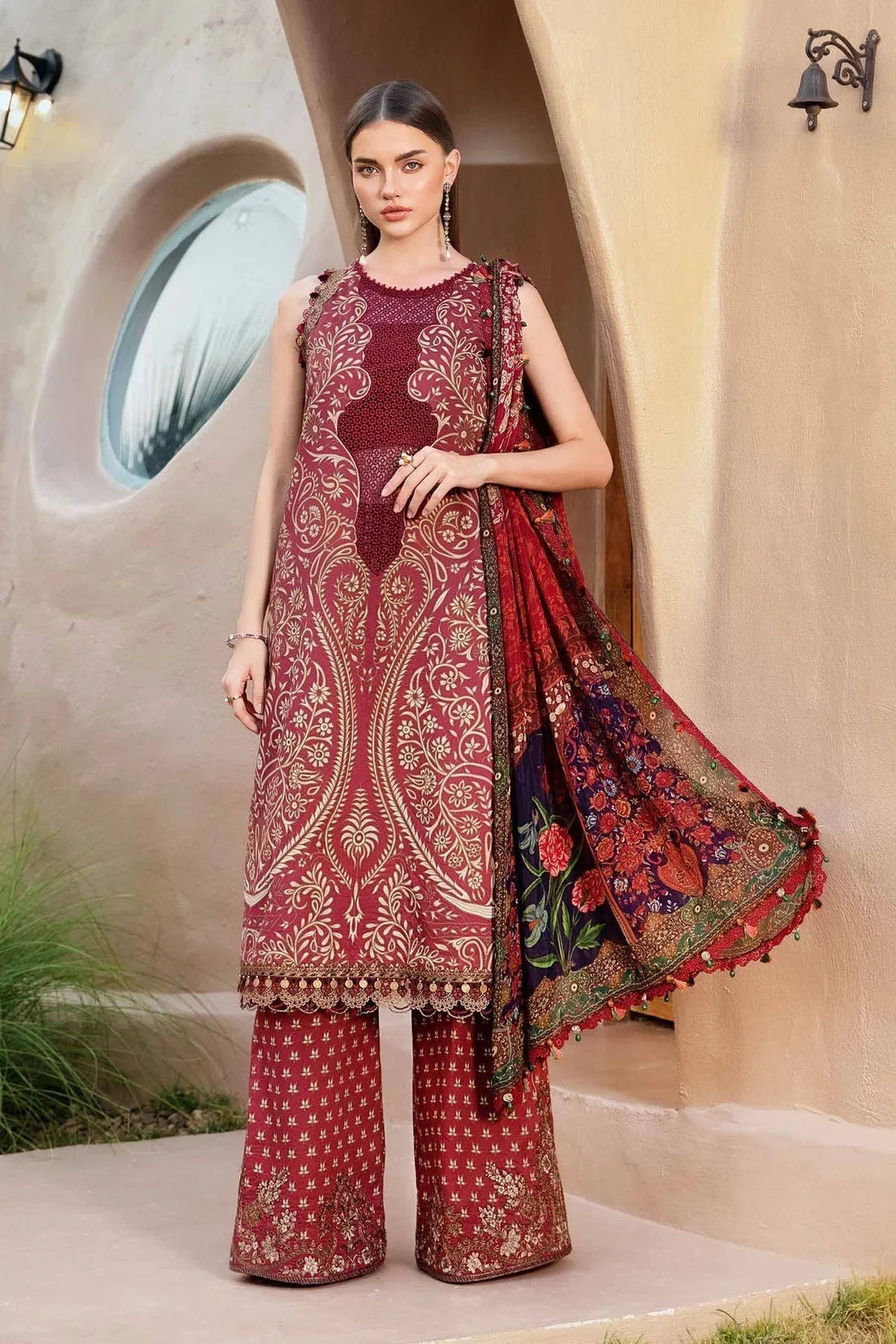 Maria B | M Prints 25 | MPT-2512-A - Rang-e-Khaas