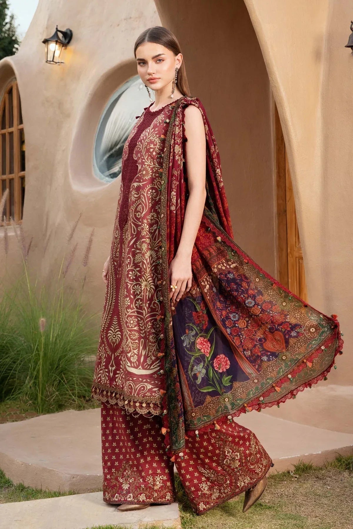 Maria B | M Prints 25 | MPT-2512-A - Rang-e-Khaas