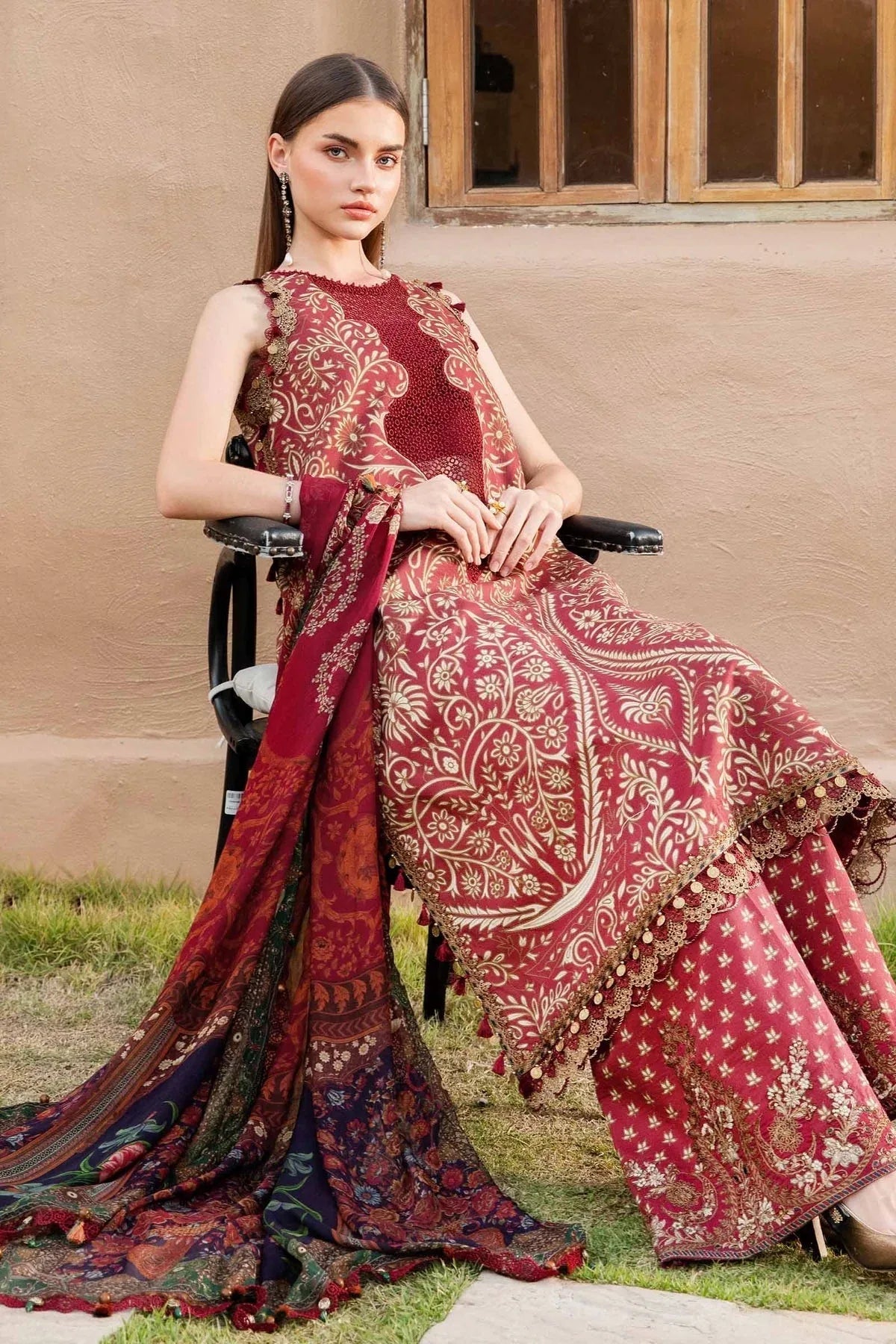 Maria B | M Prints 25 | MPT-2512-A - Rang-e-Khaas