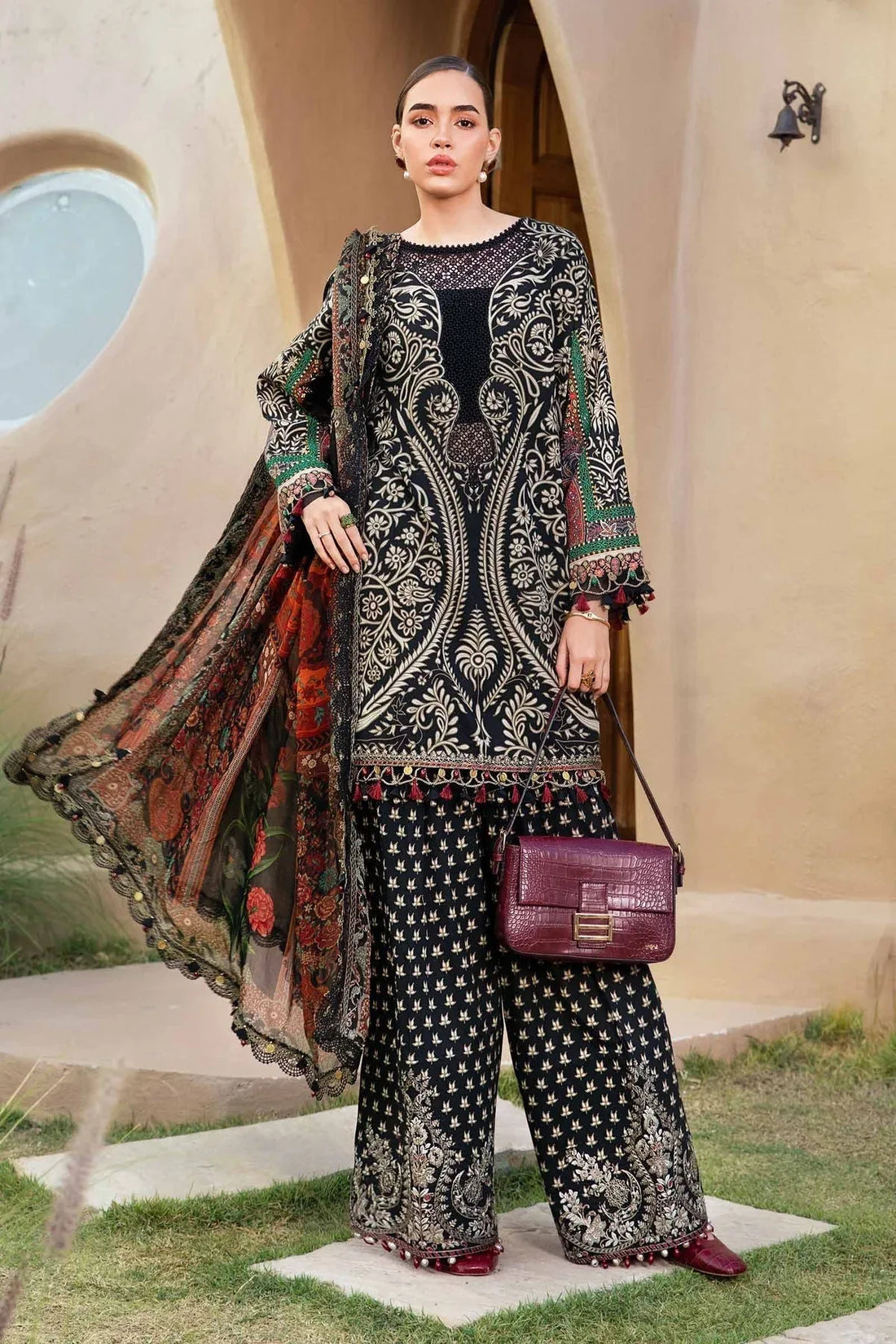 Maria B | M Prints 25 | MPT-2512-B - Rang-e-Khaas