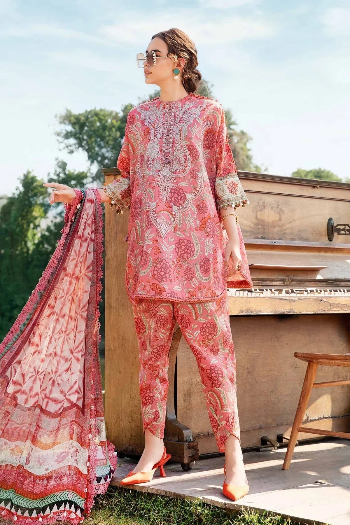 Maria B | M Prints 25 | MPT-2513-A - Rang-e-Khaas