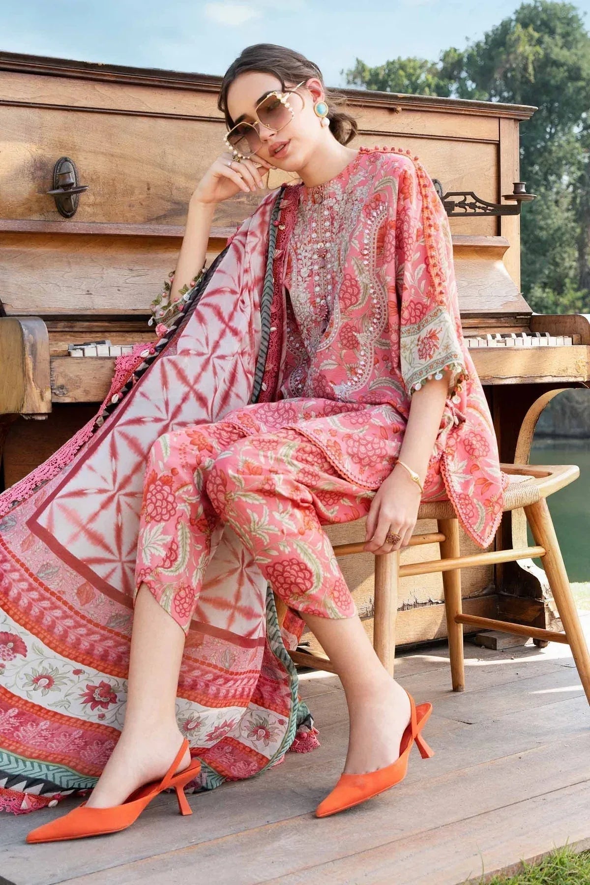 Maria B | M Prints 25 | MPT-2513-A - Rang-e-Khaas