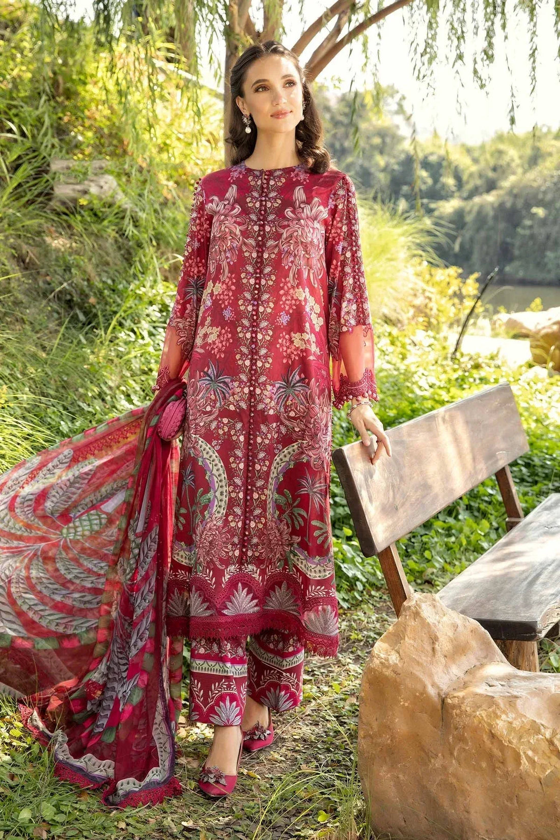 Maria B | M Prints 25 | MPT-2514-B - Rang-e-Khaas