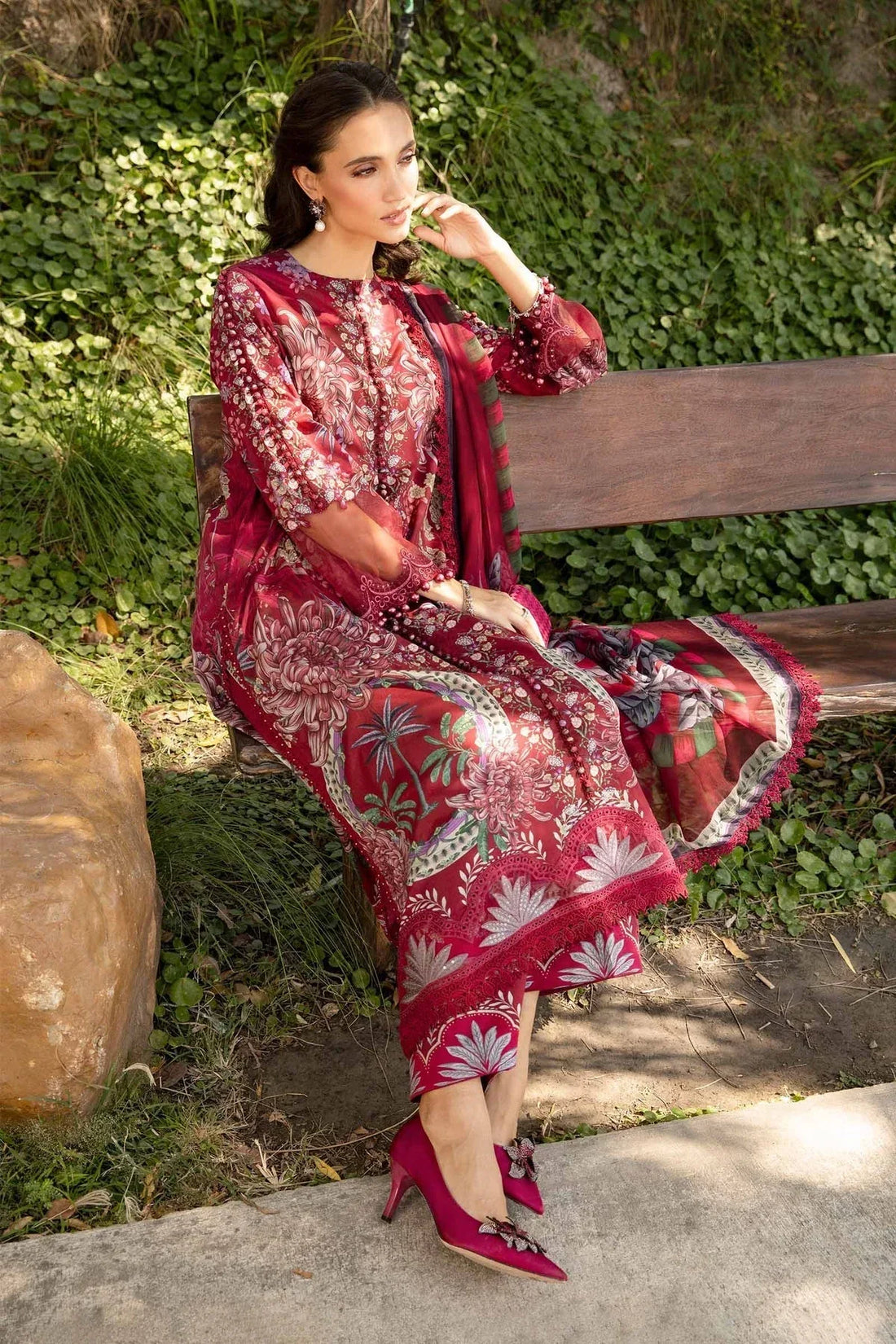 Maria B | M Prints 25 | MPT-2514-B - Rang-e-Khaas