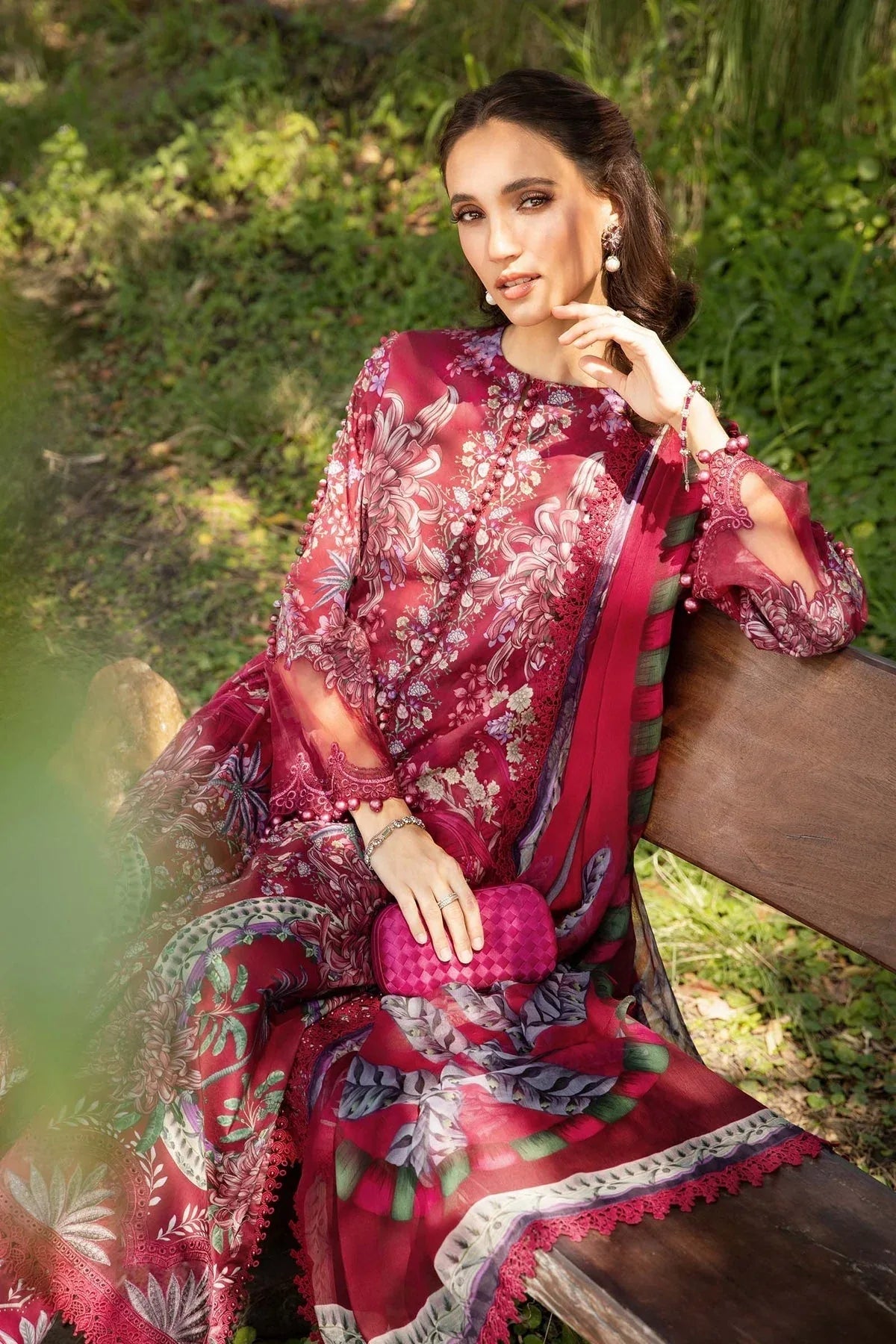 Maria B | M Prints 25 | MPT-2514-B - Rang-e-Khaas