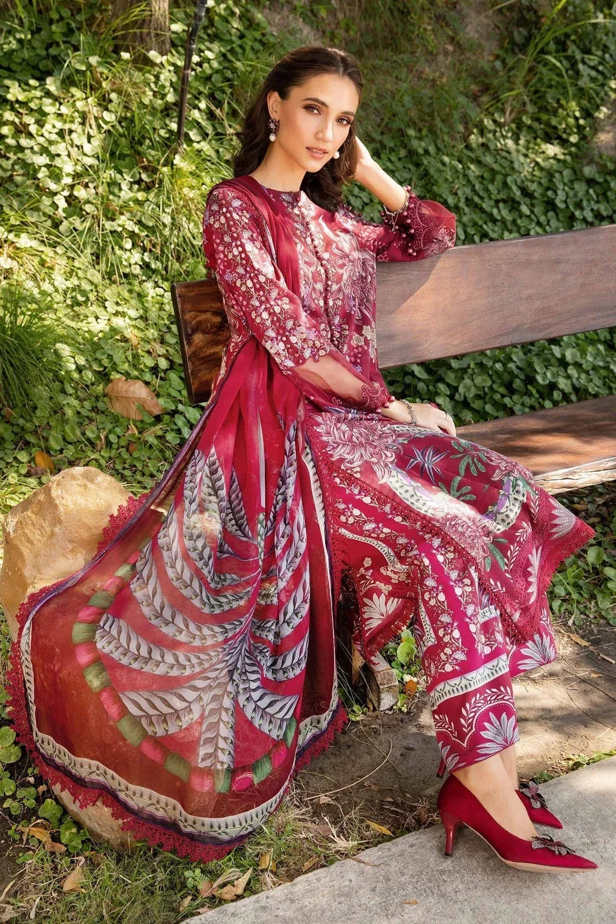 Maria B | M Prints 25 | MPT-2514-B - Rang-e-Khaas