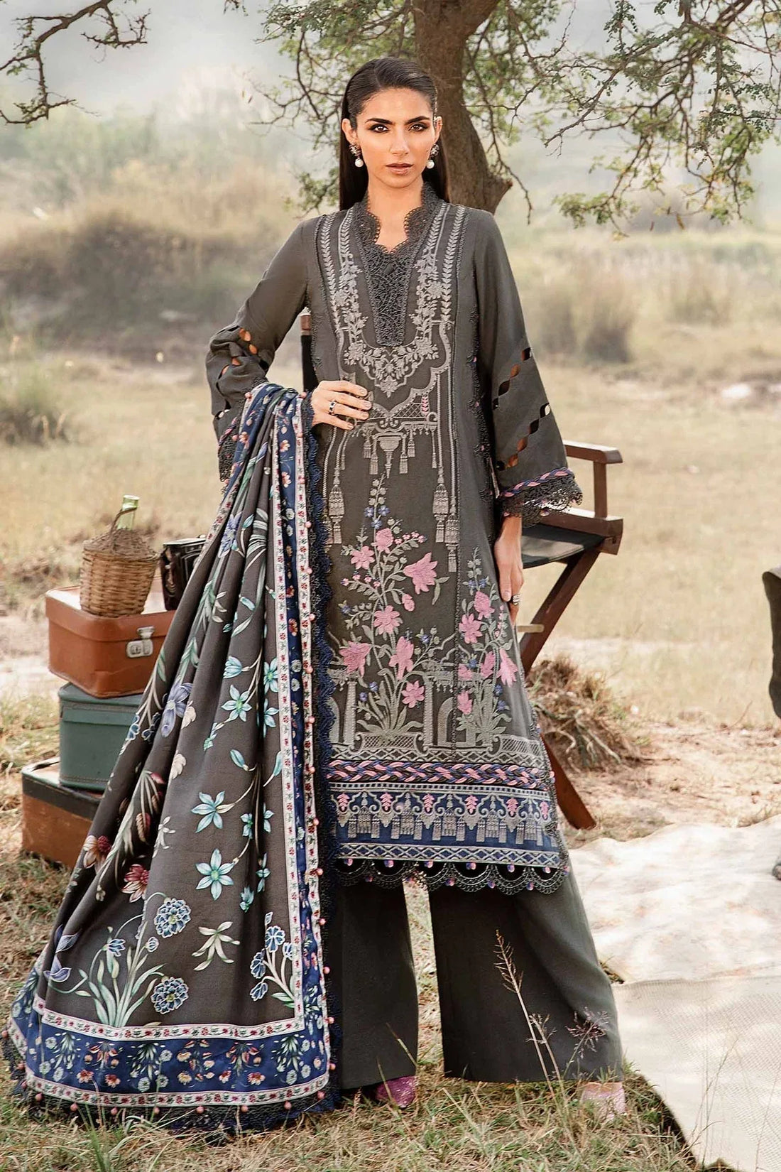 Maria B | M Prints Winter 24 | MPT-2401-A - Rang-e-Khaas