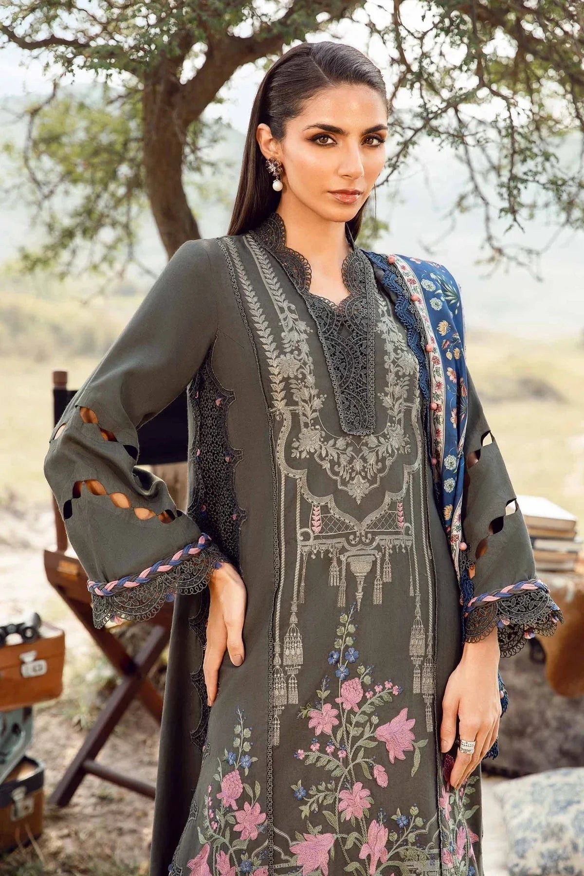 Maria B | M Prints Winter 24 | MPT-2401-A - Rang-e-Khaas