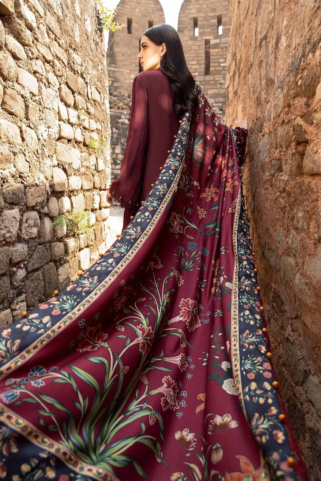 Maria B | M Prints Winter 24 | MPT-2401-B - Rang-e-Khaas
