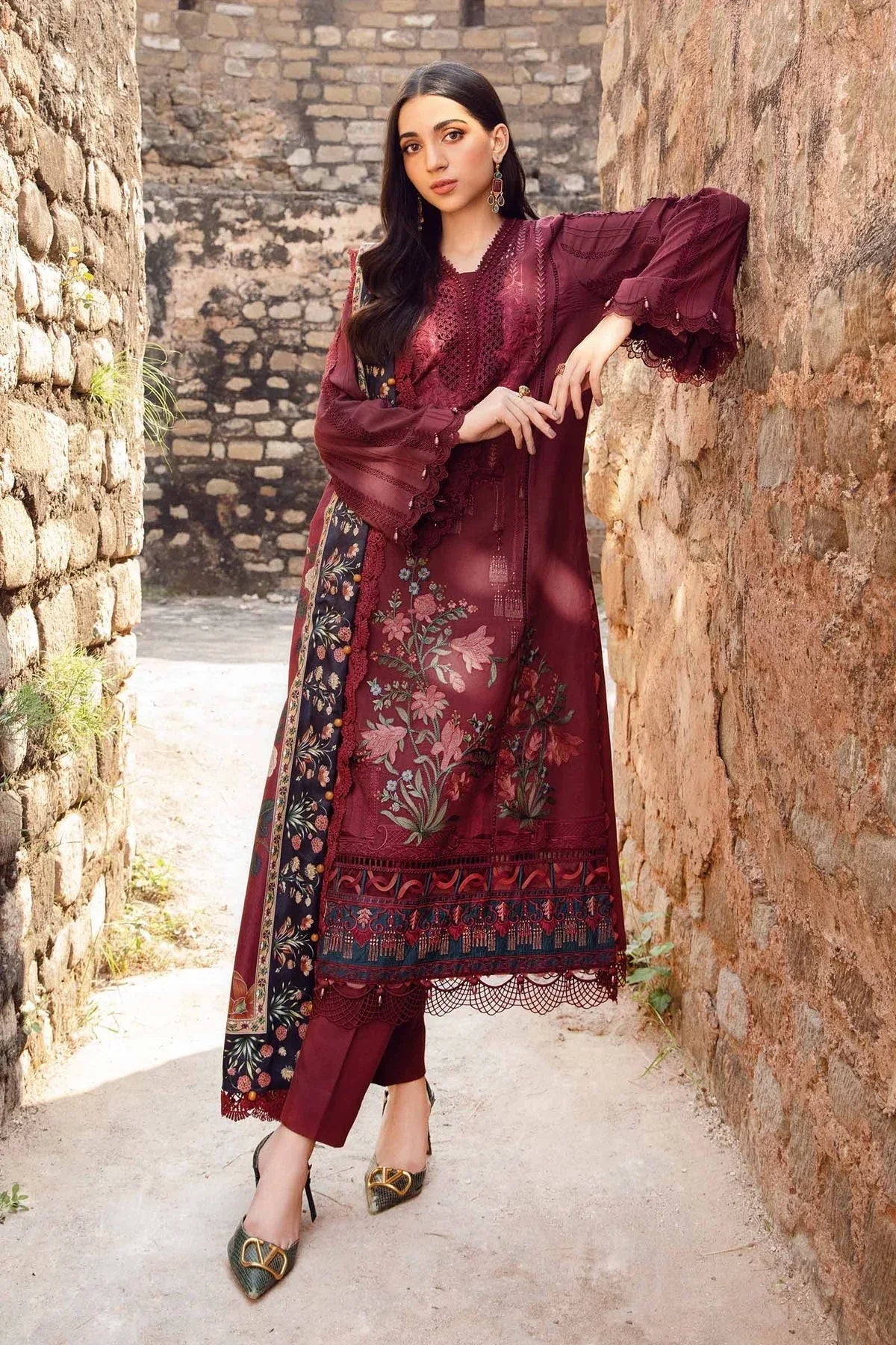Maria B | M Prints Winter 24 | MPT-2401-B - Rang-e-Khaas